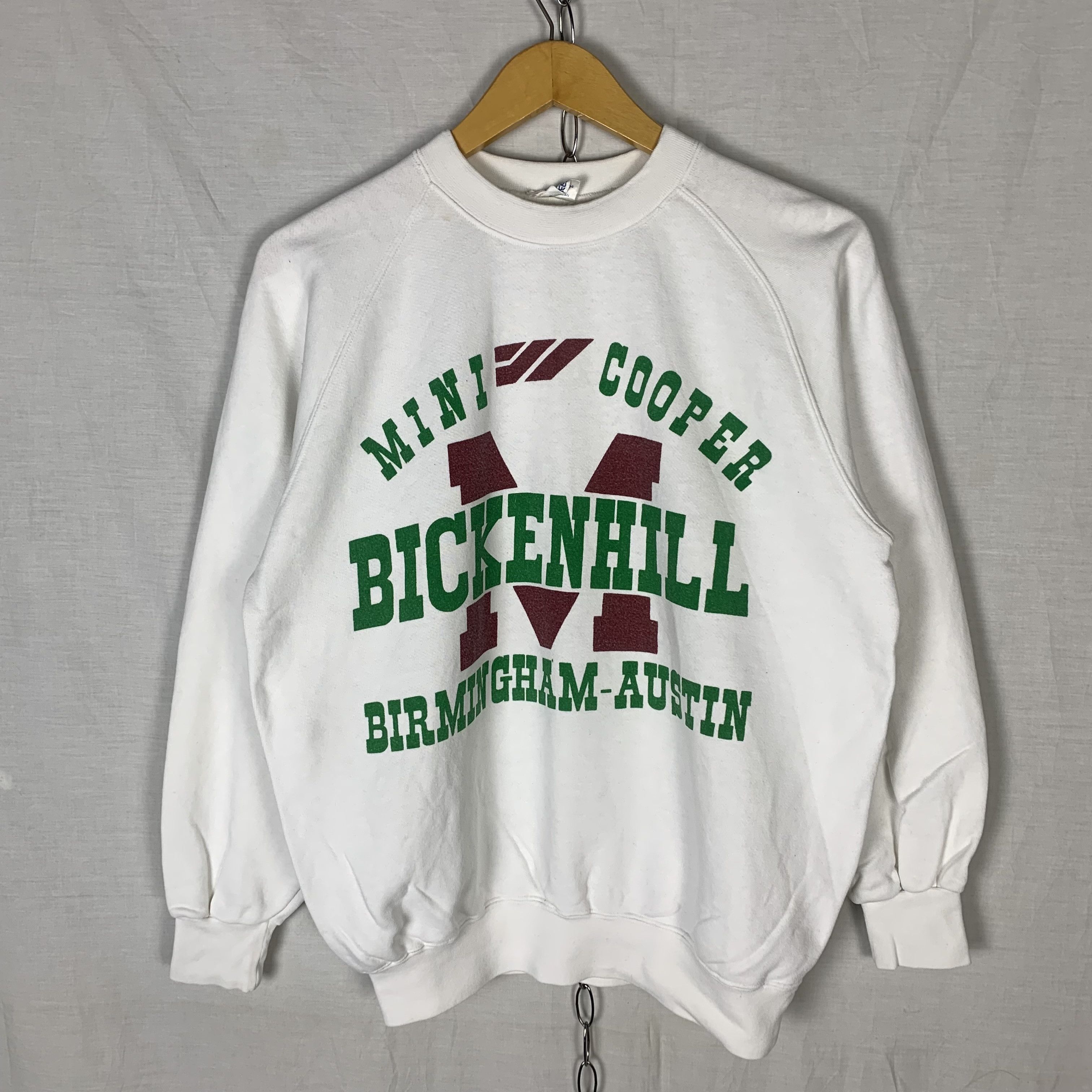 Vintage Mini Cooper Bickenhill Birmingham Sweatshirt Crewneck Size US S / EU 44-46 / 1 - 1 Thumbnail