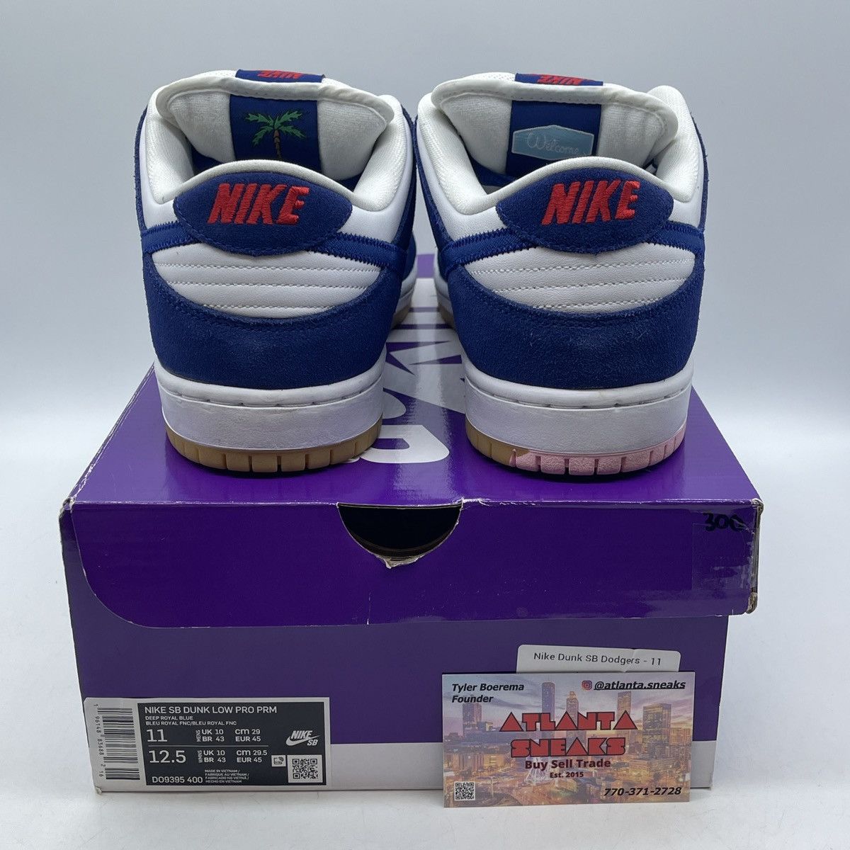 Nike Dunk low SB Los Angeles dodger’s Size US 11 / EU 44 - 3 Thumbnail
