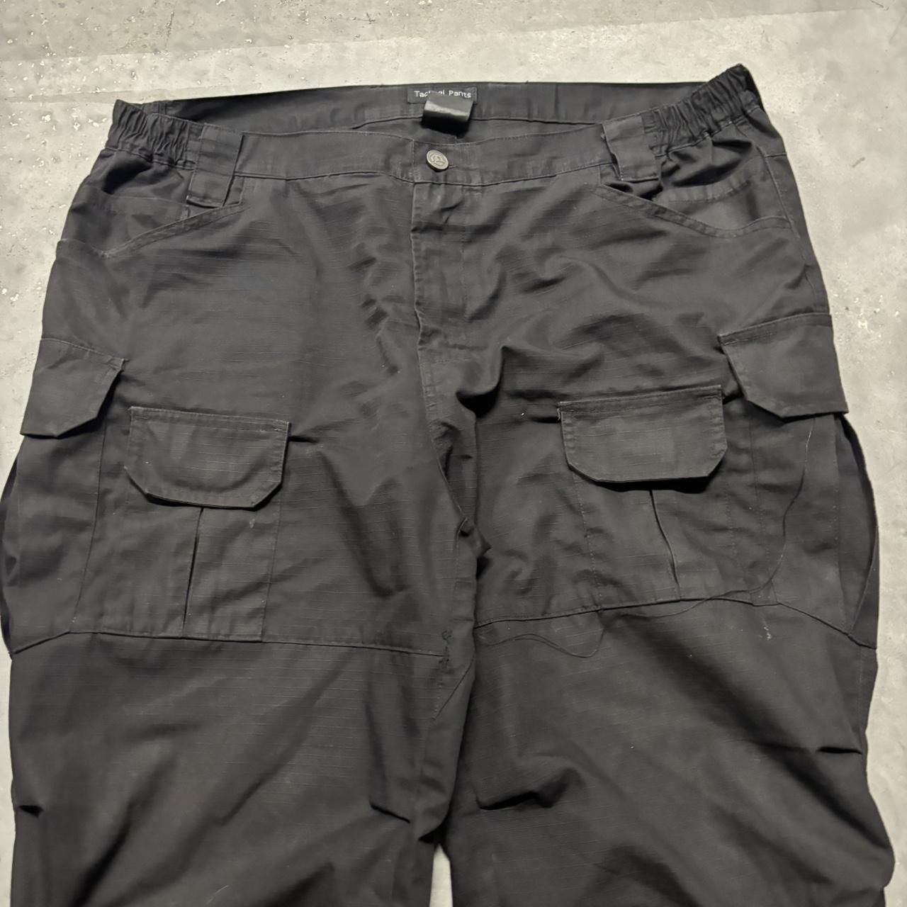 Japanese Brand × Vintage Crazy Vintage Y2K/2000s Black Streetwear Workwear Skater Cargo Pants! Size US 38 / EU 54 - 5 Thumbnail