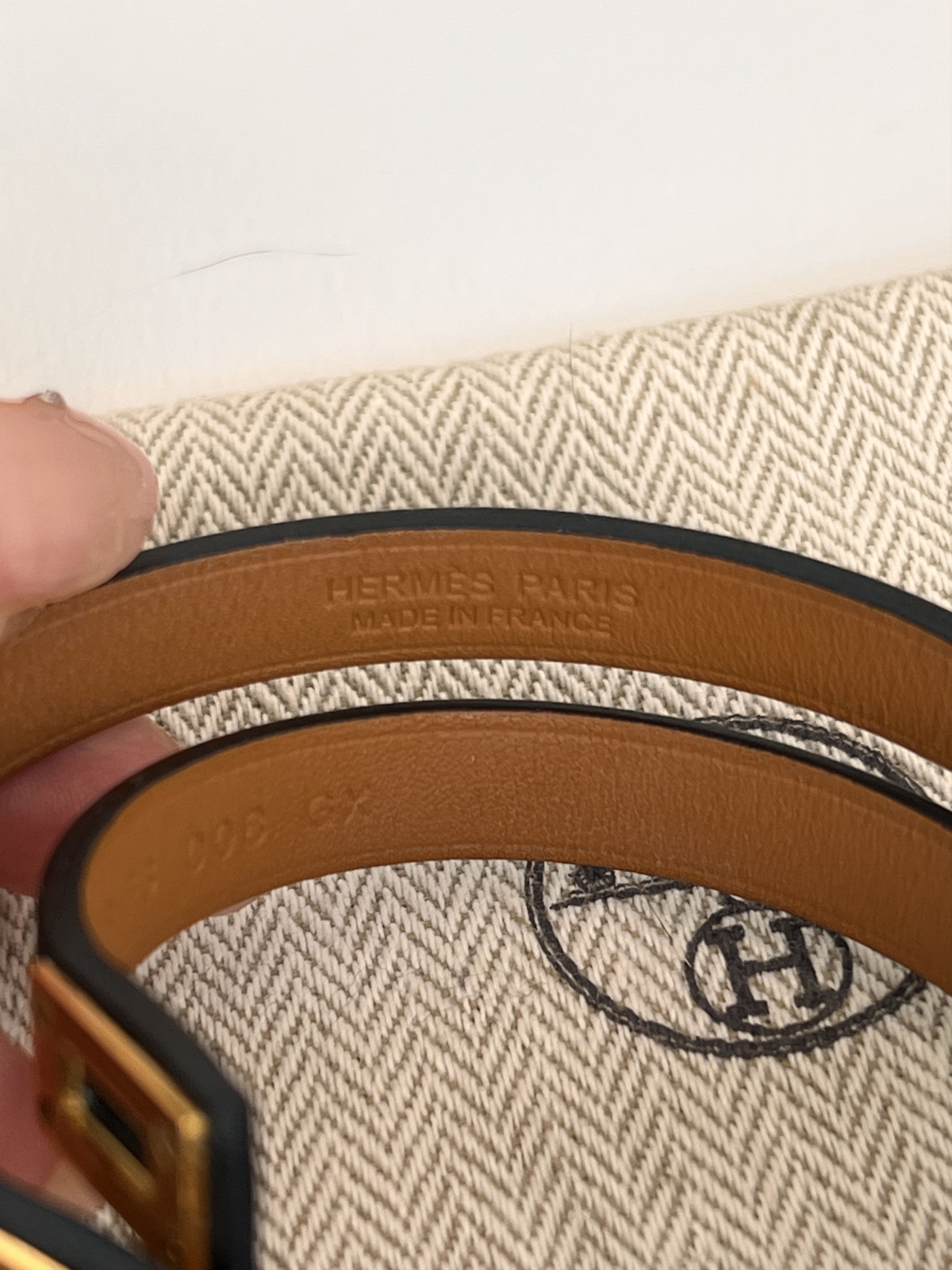 Hermes Mini Kelly Double Tour bracelet, Black Size ONE SIZE - 8 Thumbnail