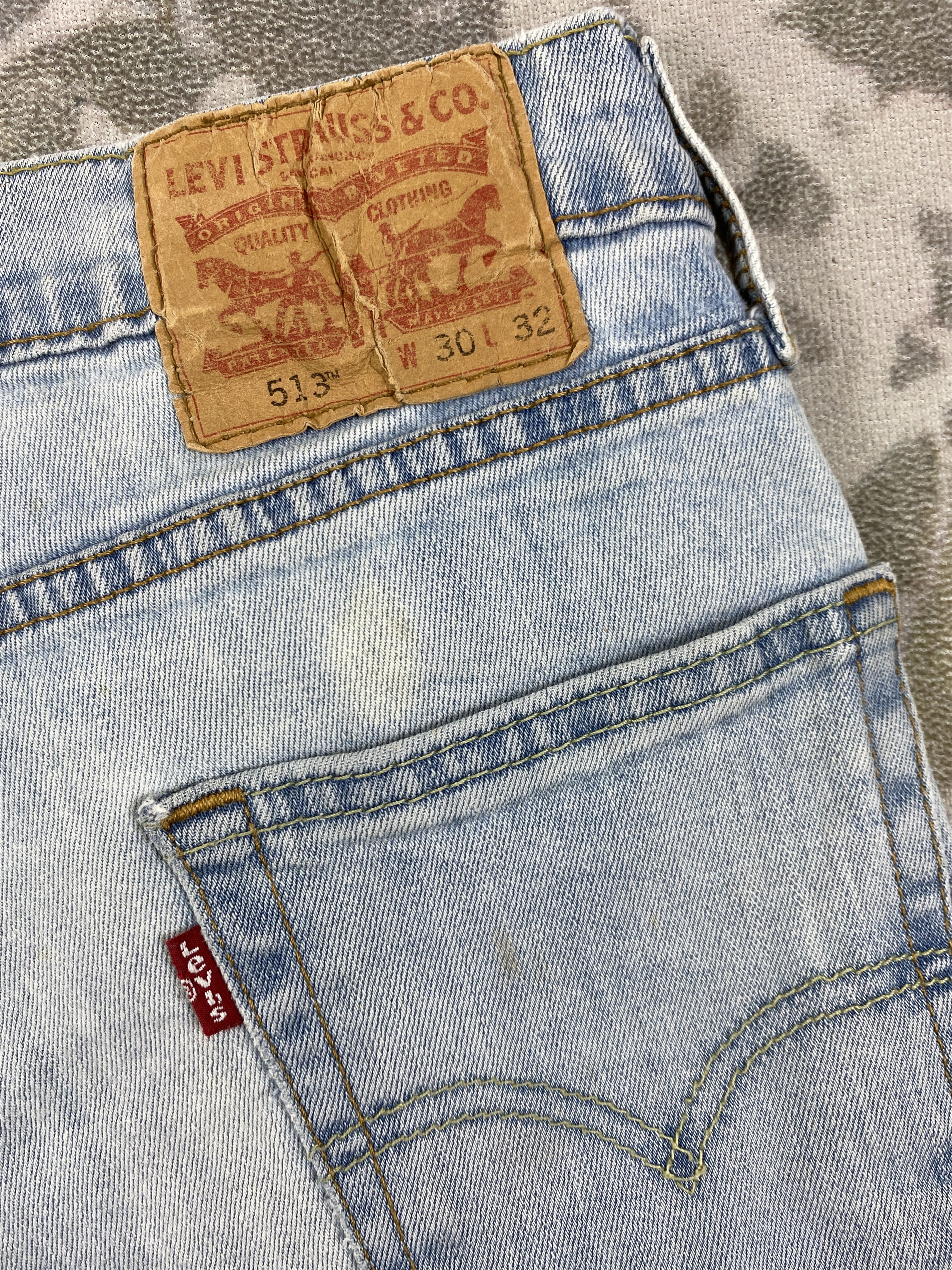 Japanese Brand Light Wash Vintage Levi's 513 Denim 29x31 -JN370 Size US 29 - 12 Thumbnail