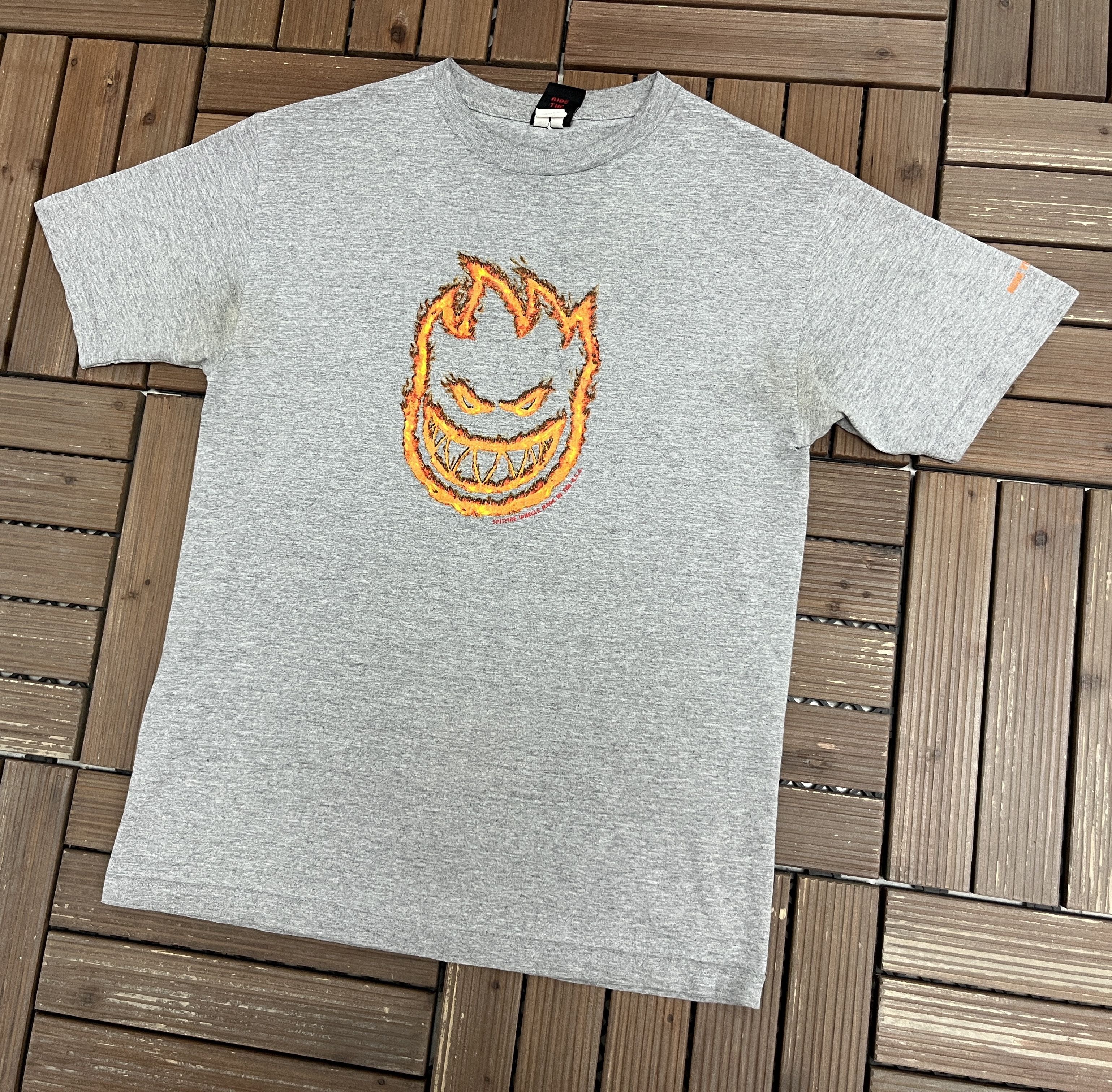 Spitfire × Vintage Spitfire Wheels Made In The USA Vintage T-Shirt Tee Size US M / EU 48-50 / 2 - 3 Thumbnail