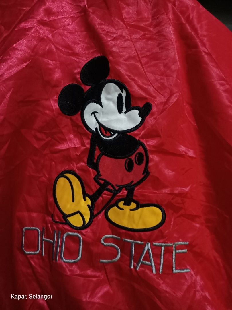 Disney × Mickey Mouse Vintage Mickey mouse x ohio state buckeyes bomber jacket Size US L / EU 52-54 / 3 - 4 Thumbnail
