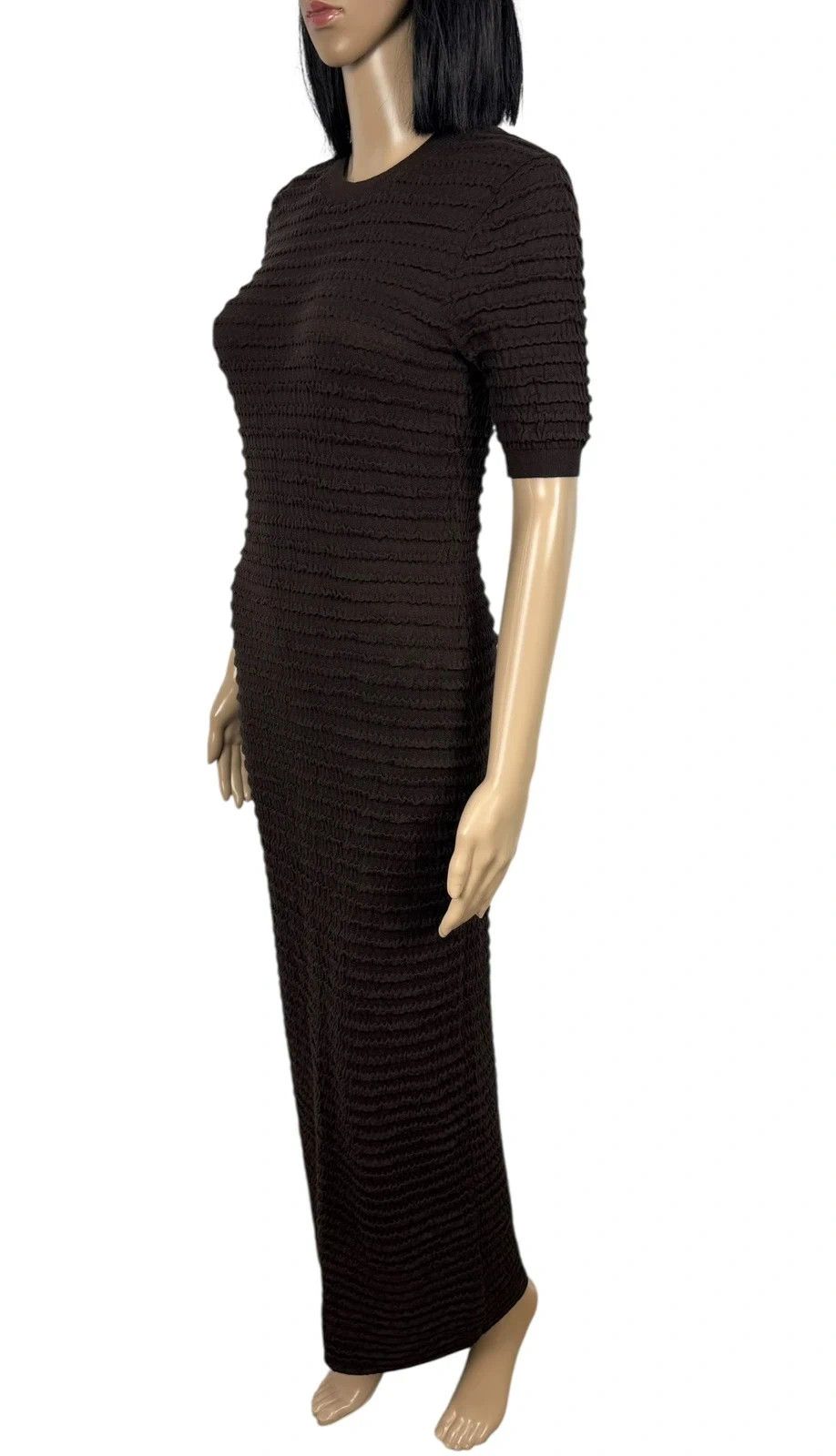 Frame Frame Maxi Dress Silk Cotton Knit Structured size S Size S / US 4 / IT 40 - 4 Thumbnail