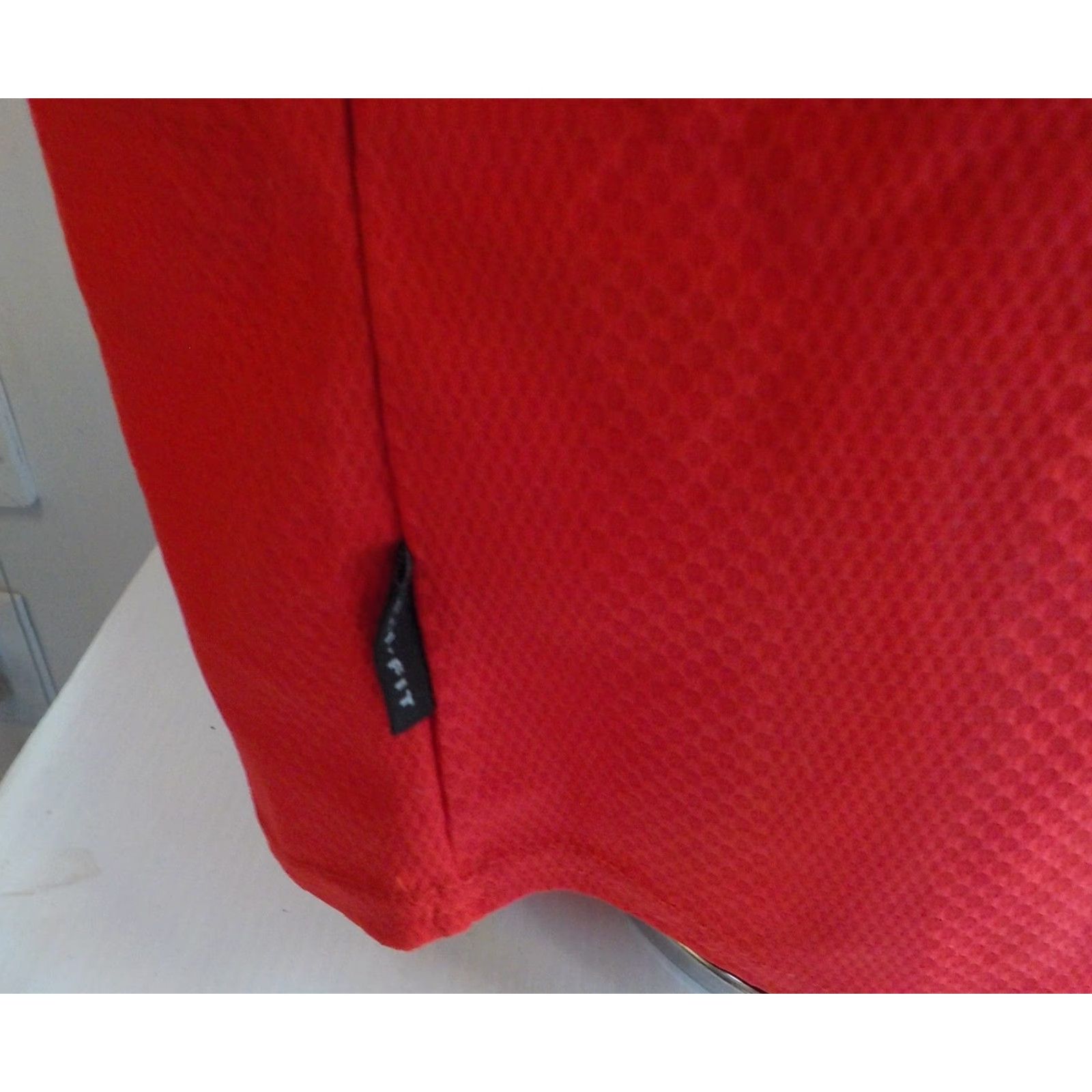 Nike NIKE Dri-Fit 1/4 Zip Pullover SS Shirt Red LG Adult Large Polo Collar NWT Size US L / EU 52-54 / 3 - 4 Thumbnail