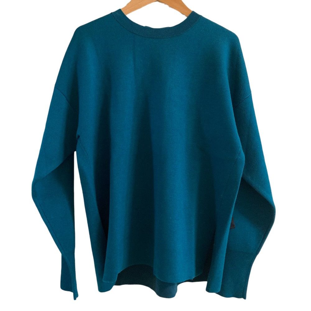 Lanvin Lanvin LANVIN en Bleu Back Ribbon Knit Pullover Sweater Others Tops 3204842 DUTY FREE for USA Size ONE SIZE - 1 Thumbnail
