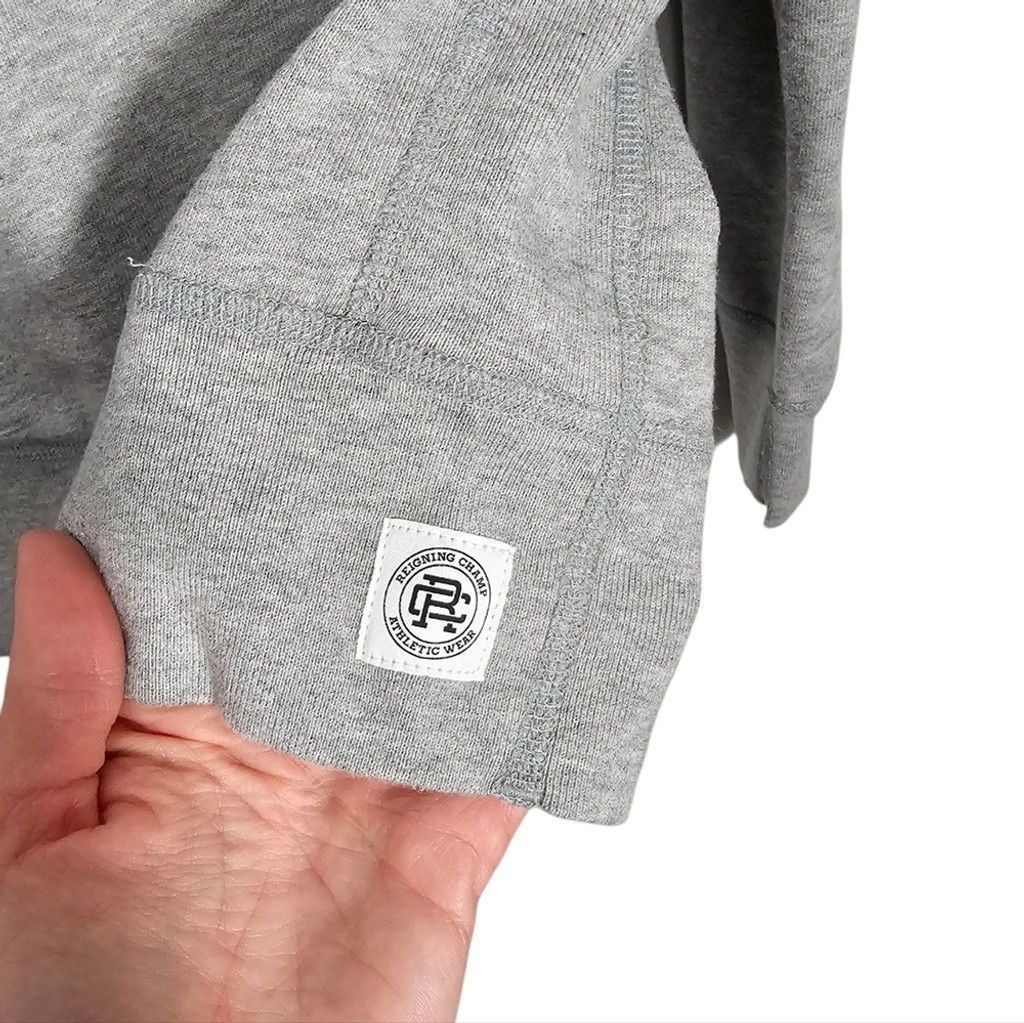 Reigning Champ Reigning Champ Cotton Hoodie Medium Gray Pullover Size M / US 6-8 / IT 42-44 - 3 Thumbnail