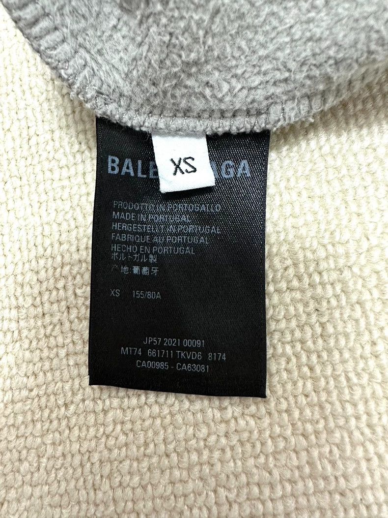 Balenciaga Balenciaga Blurred logo lettering wash-away hooded sweatsh Size US XS / EU 42 / 0 - 6 Thumbnail
