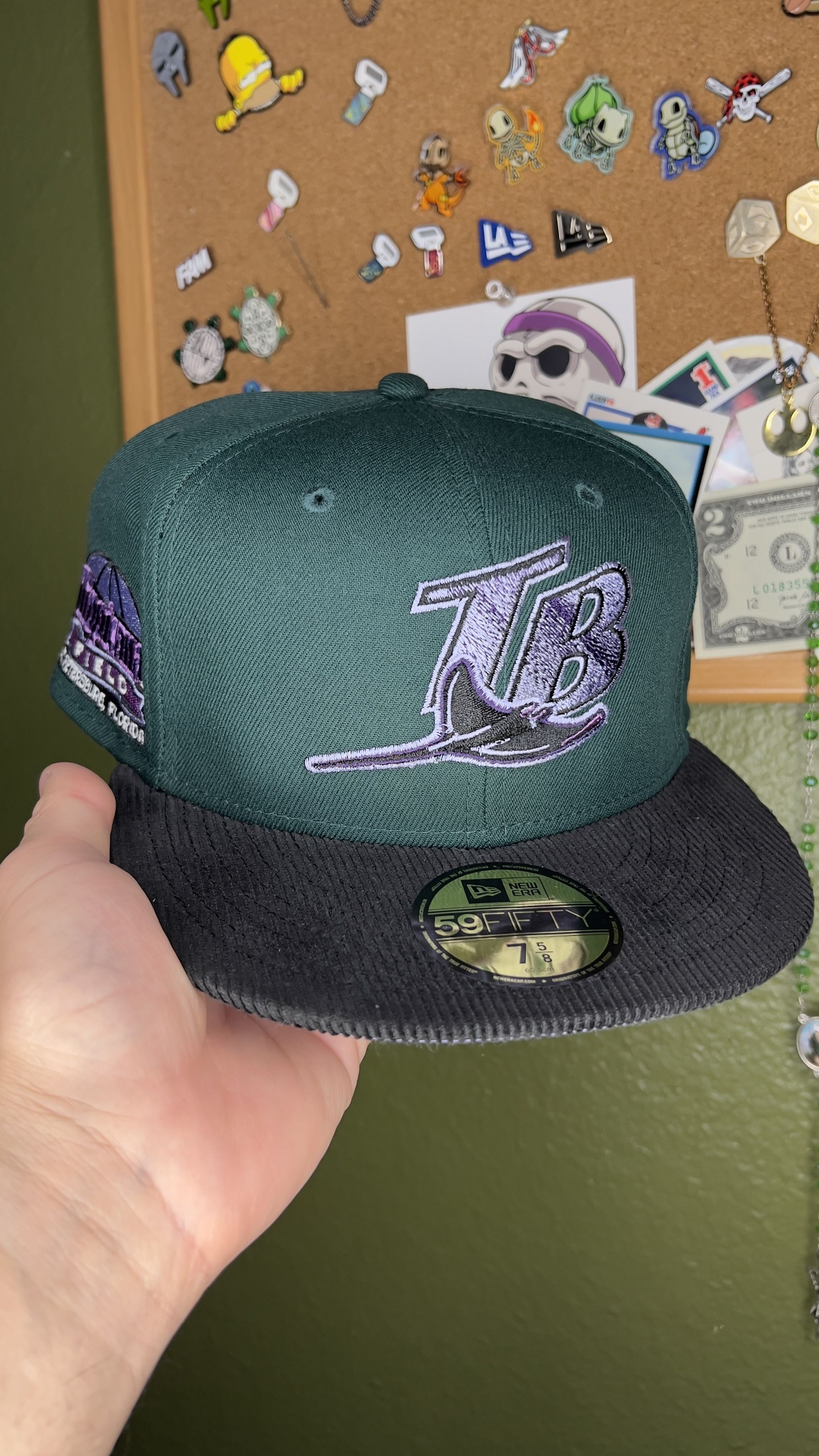 7 5/8 Tampa Bay Rays New Era 59Fifty MLB Fitted Hat