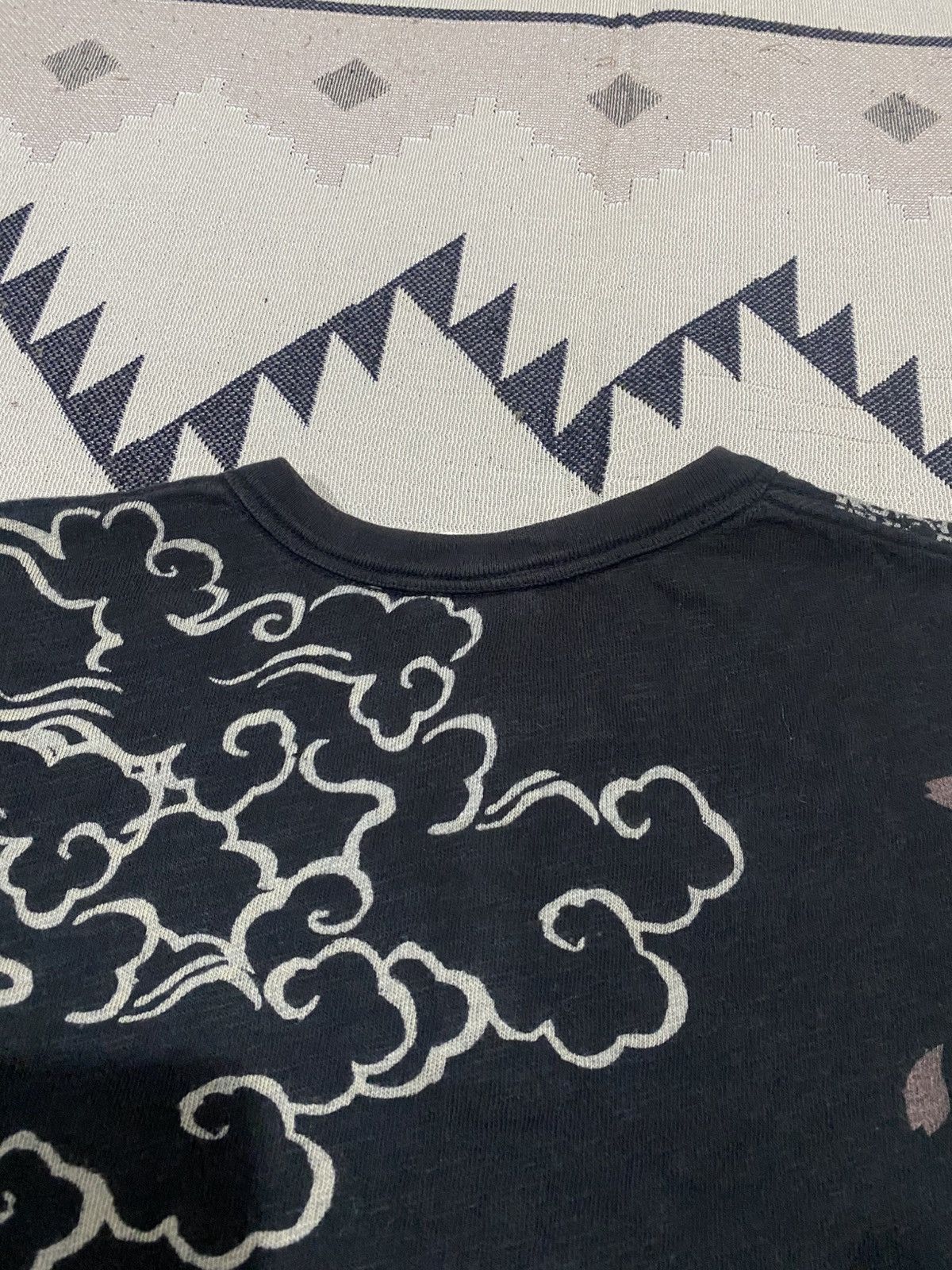 Karakuri Tamashii 2000s KARAKURI TAMASHI STYLE DRAGON DESIGN HALF BUTTON SHIRT Size US M / EU 48-50 / 2 - 15 Thumbnail