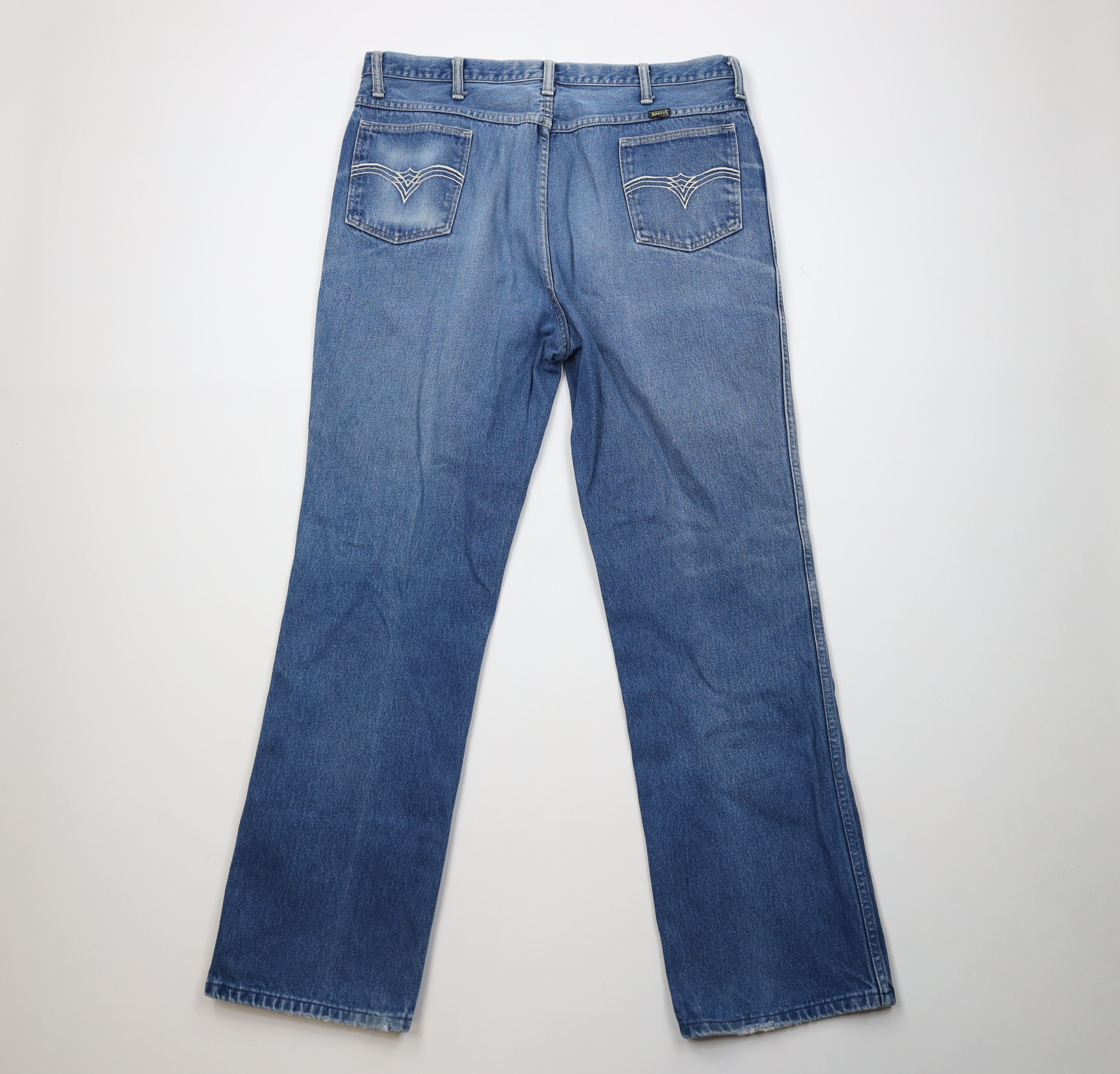 Vintage Vintage 70s Streetwear Western Bootcut Denim Jeans USA Size US 40 / EU 56 - 8 Thumbnail