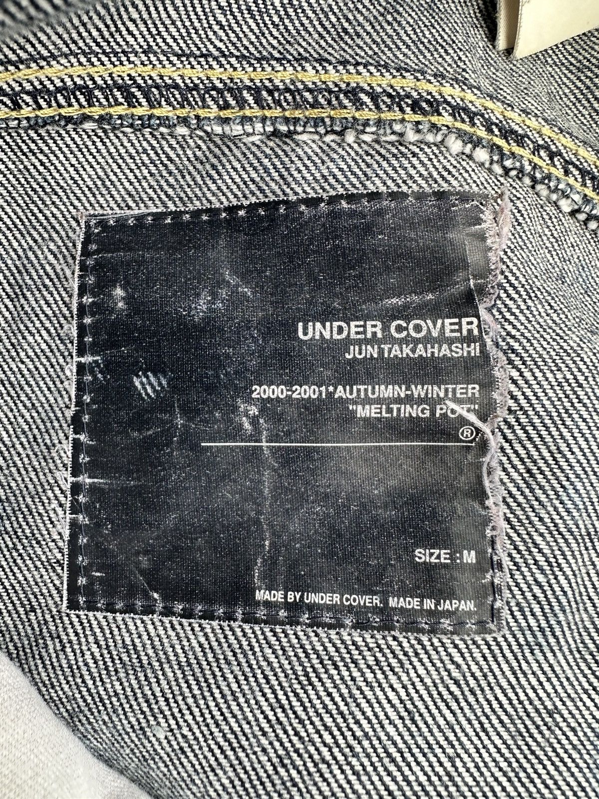 Jun Takahashi × Undercover A/W2000-2001 UNDER COVER “MELTING POT” Star Denim Size US 30 / EU 46 - 8 Thumbnail