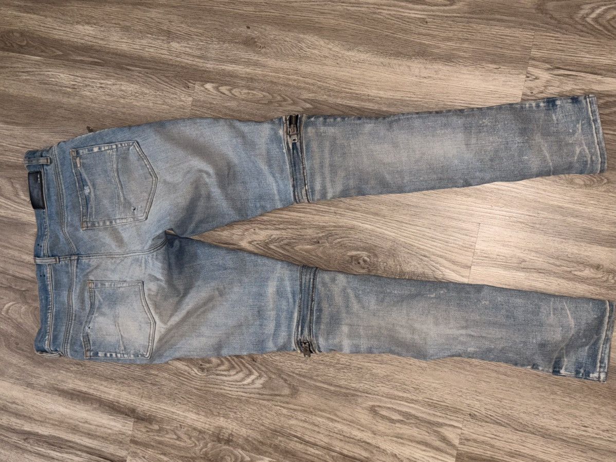 Amiri Amiri Clay Indigo Plaid MX2 Jeans Size US 31 - 4 Thumbnail