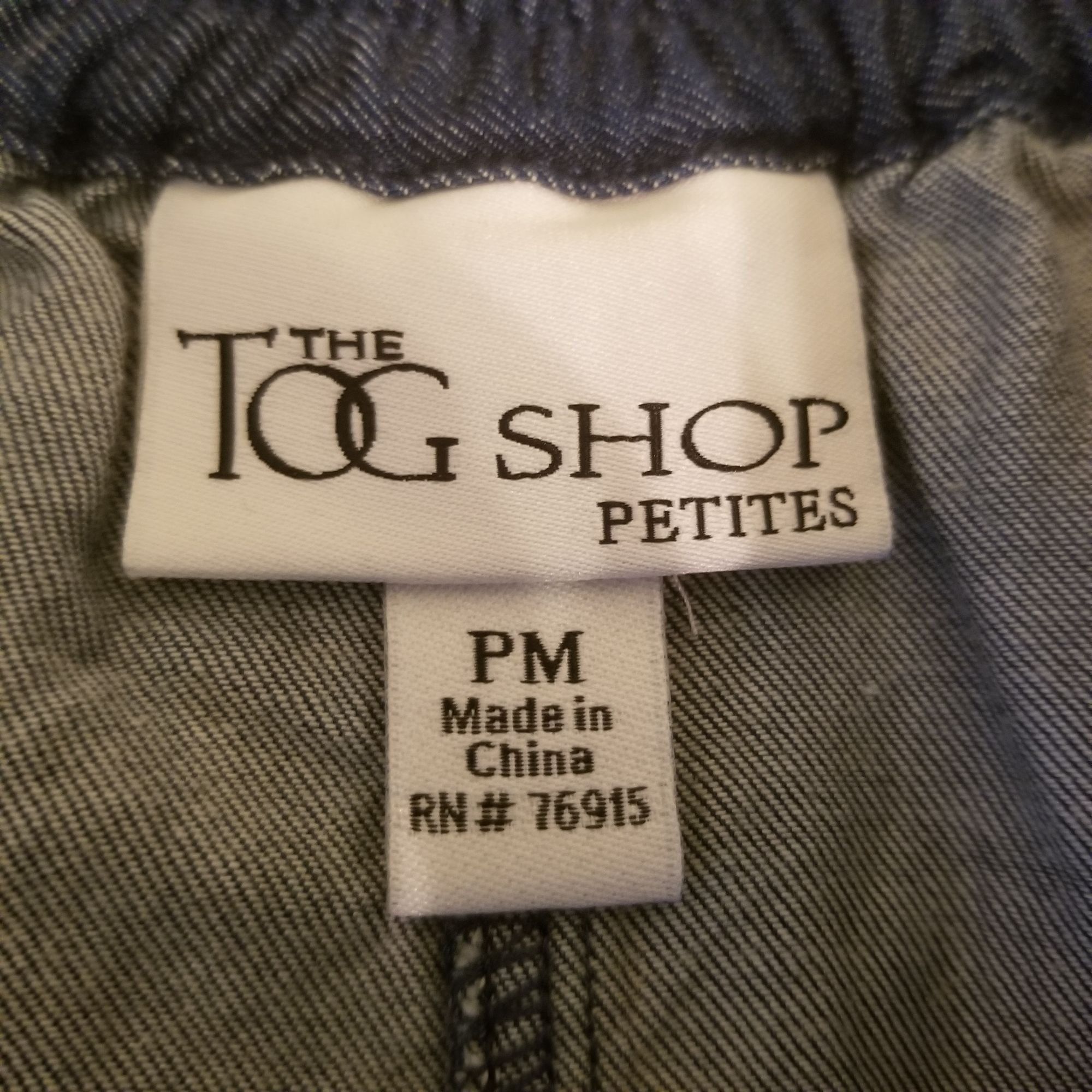 Other TOG Shop PM Blue Jean Skirt Midi Denim Modest Church Pockets Size 32" / US 10 / IT 46 - 4 Thumbnail