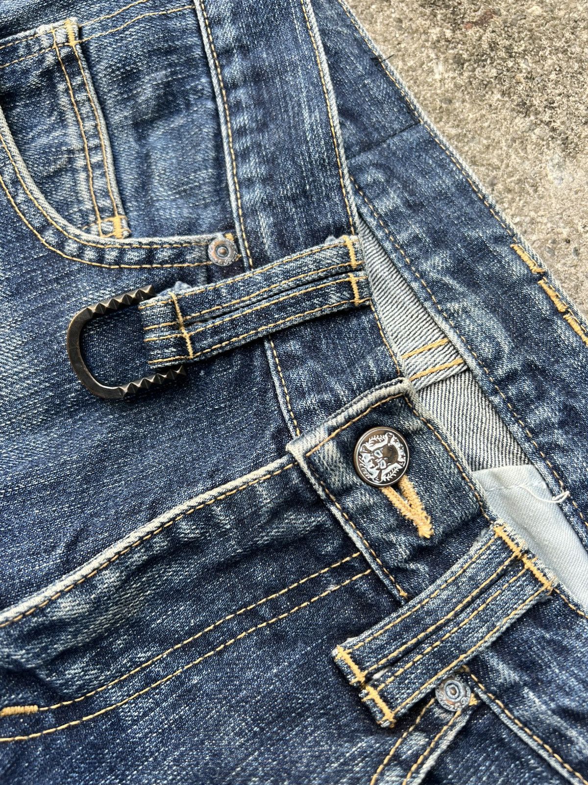 Japanese Brand 💥Japanese Brand Roen Distress Punk Jean Very Rare Size US 30 / EU 46 - 13 Thumbnail