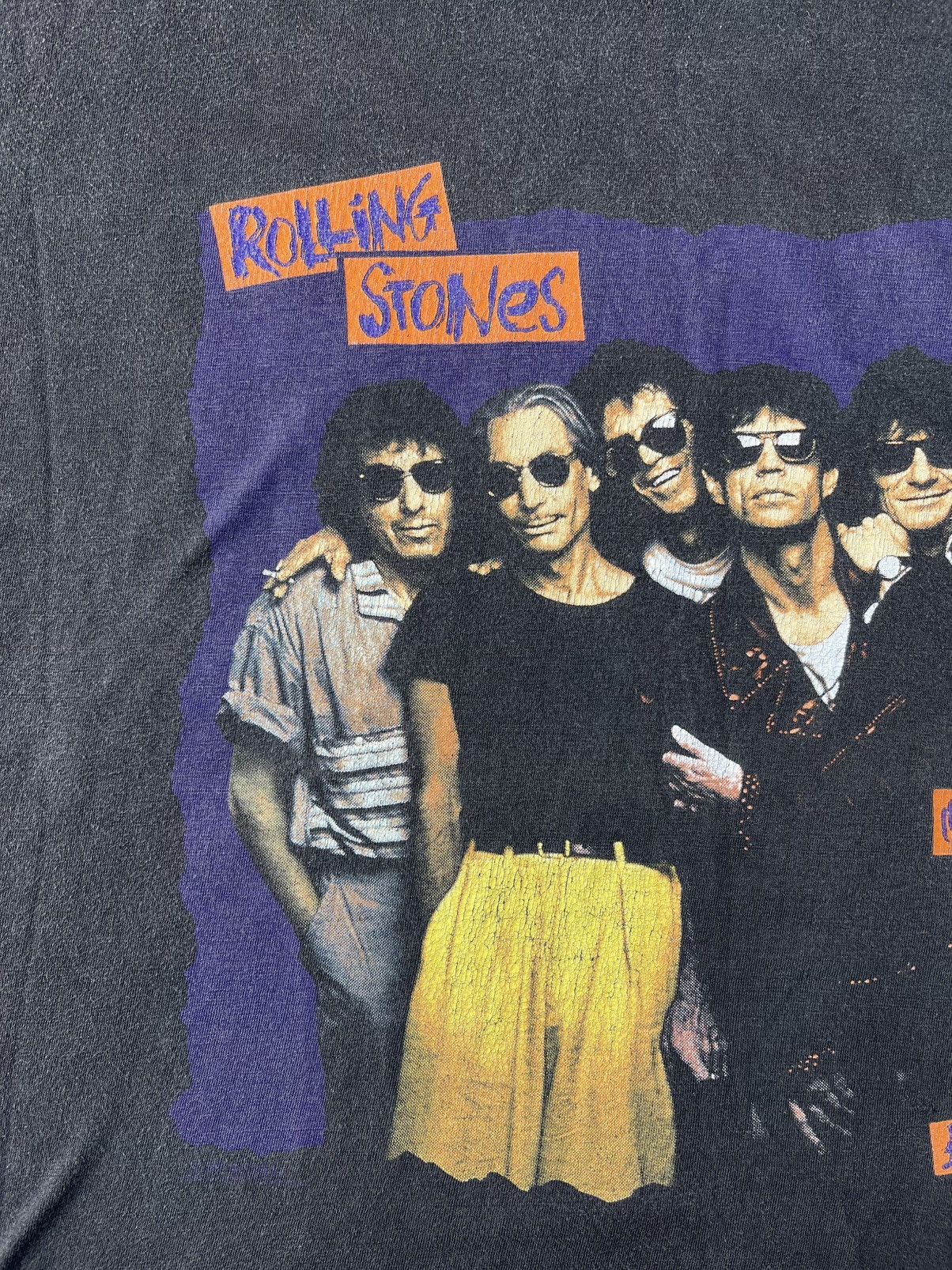 The Rolling Stones The Rolling Stones Urban Jungle 1990 Tour Tee XL Fade Size US XL / EU 56 / 4 - 6 Thumbnail