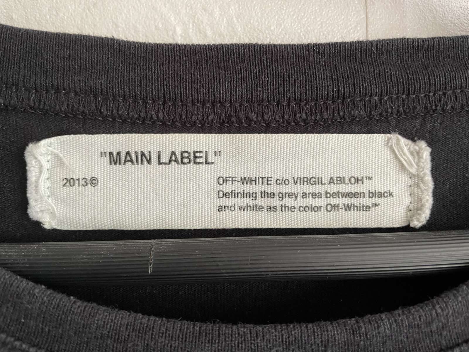 Off-White Off-White Virgil Abloh Chirico Mirror Tee Arrow Logo SS13 Size US S / EU 44-46 / 1 - 8 Thumbnail