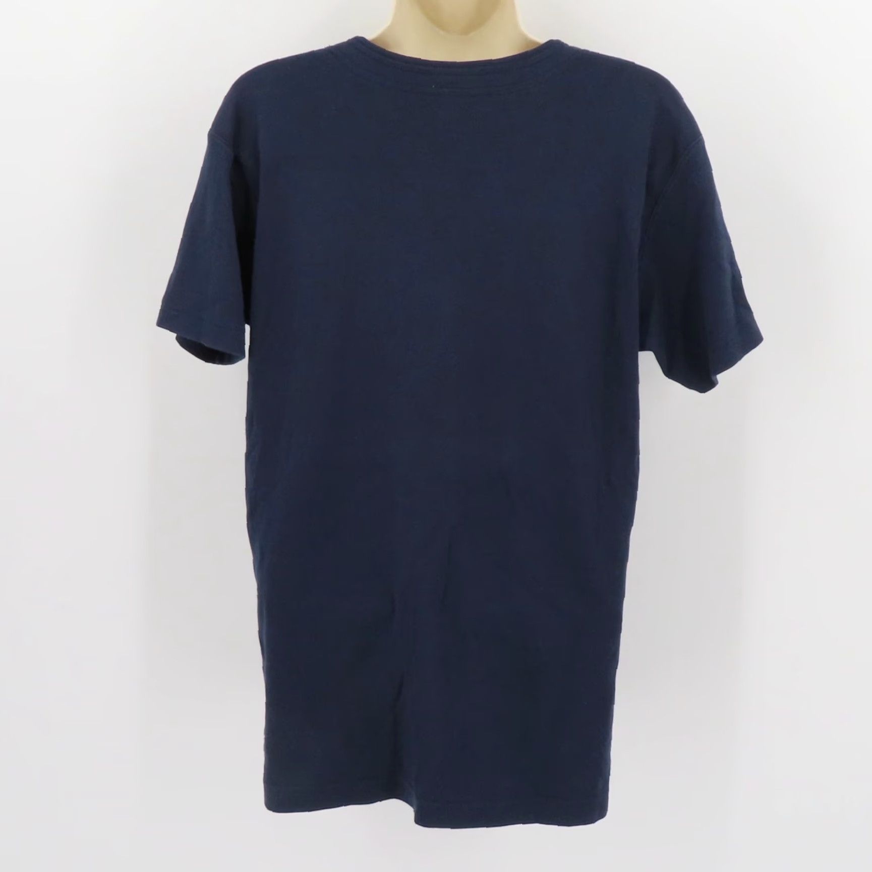 Vintage VINTAGE Peruvian Connection Womens Tee Shirt Top Pima Cotton Blue Scoop Neck Short Sleeve Size S / US 4 / IT 40 - 3 Thumbnail