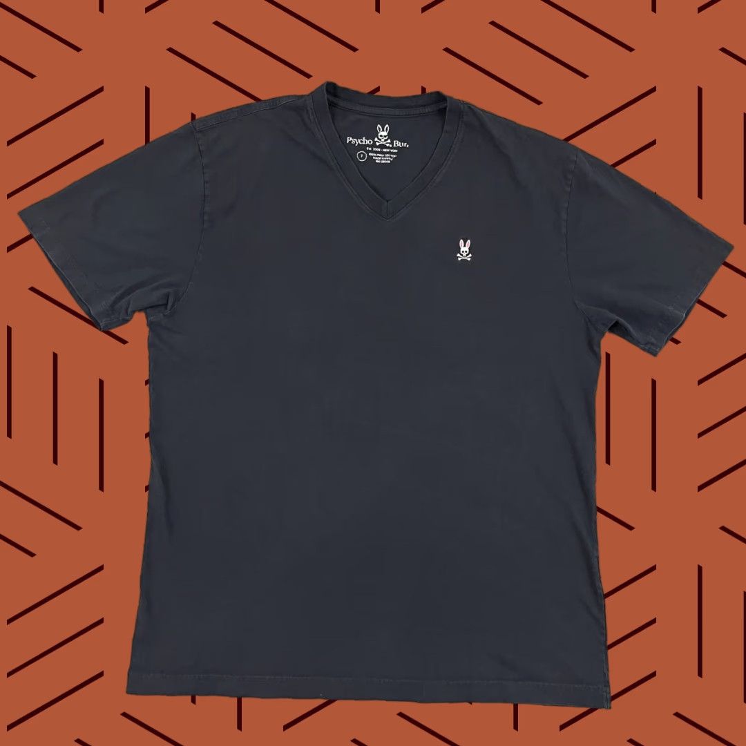 Psycho Bunny Psycho Bunny Shirt Men’s L Faded Navy Blue Short Sleeve Crew Neck Embroidered Logo Classic Size US L / EU 52-54 / 3 - 1 Thumbnail