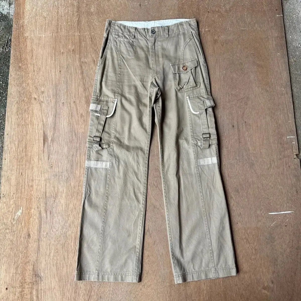 Japanese Brand VINTAGE BODY BUTTER BONDAGE PUNK DOUBLE BONE CARGO SIZE S Size US 31 - 2 Thumbnail
