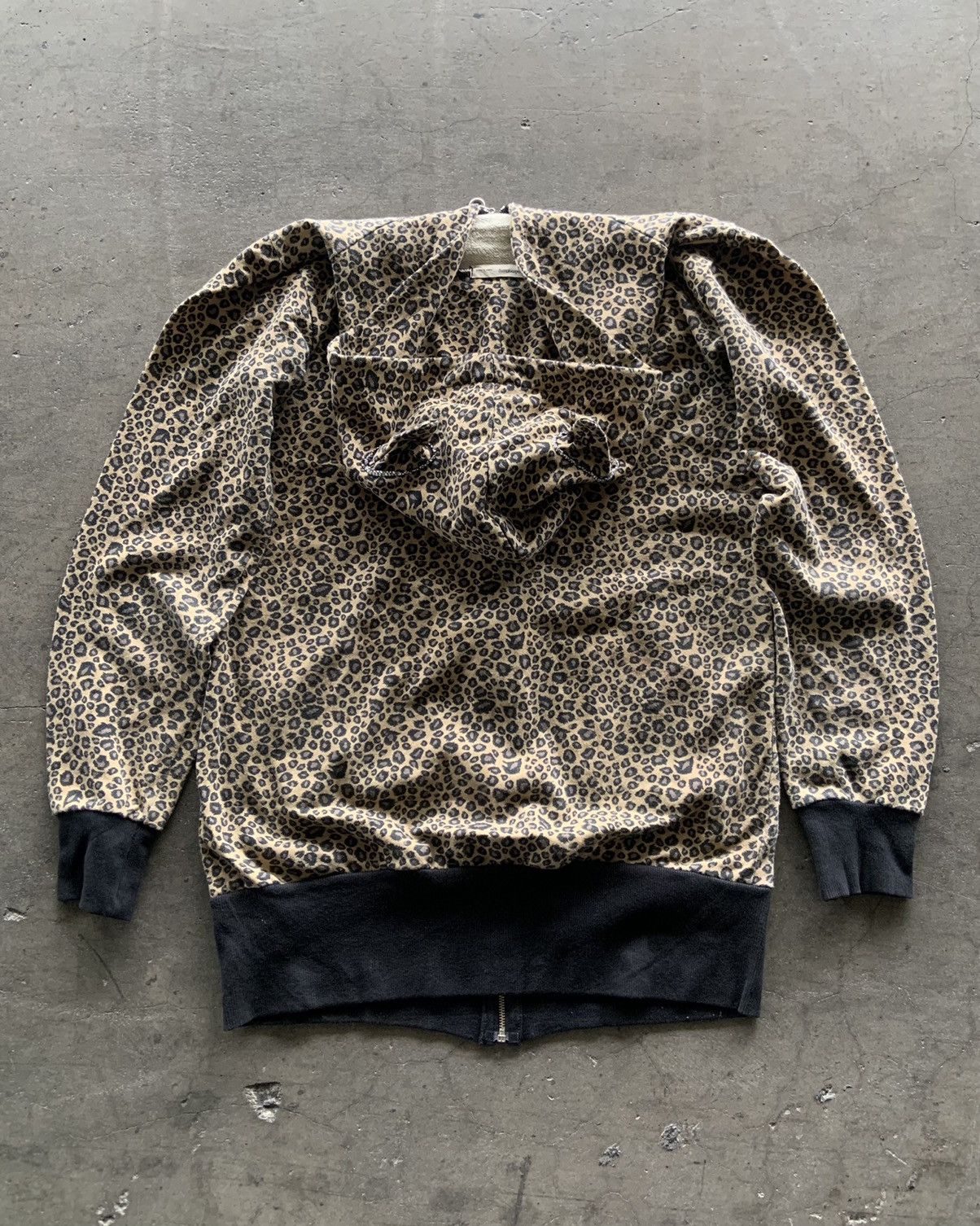 If Six Was Nine 2000s Leopard ifsixwasnine lgb style Long Hoodie Size US L / EU 52-54 / 3 - 3 Thumbnail