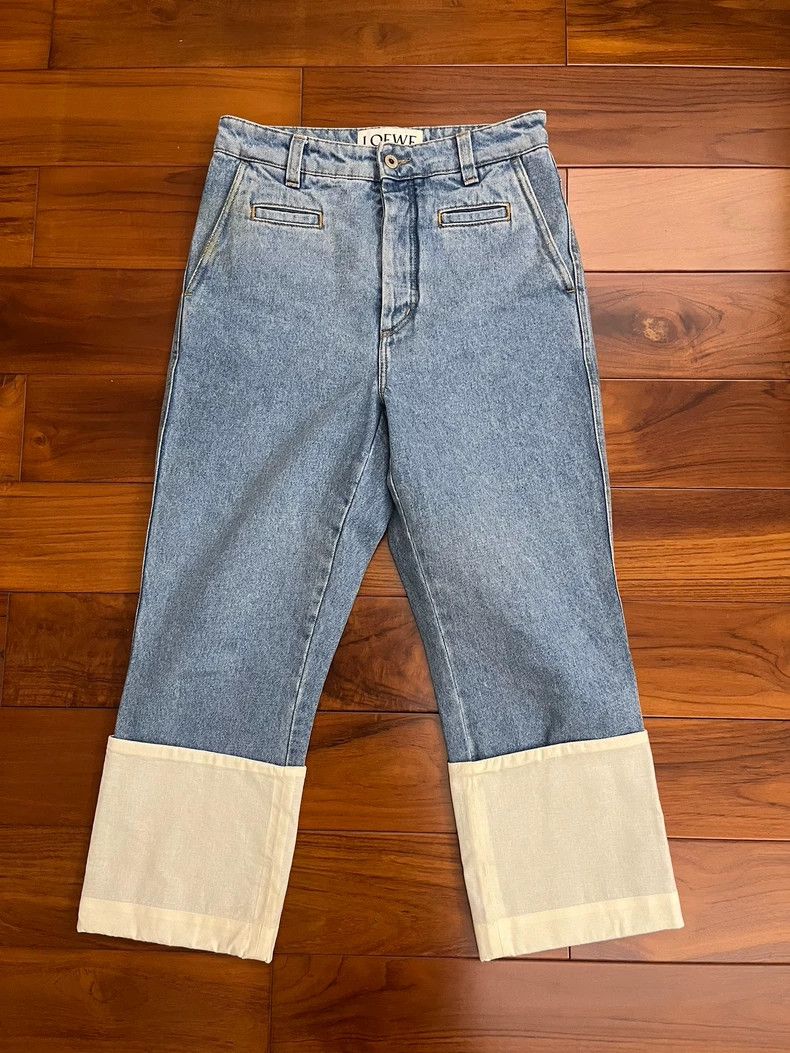 Loewe LOEWE Light blue fisherman jeans Size 27" / US 4 / IT 40 - 1 Thumbnail