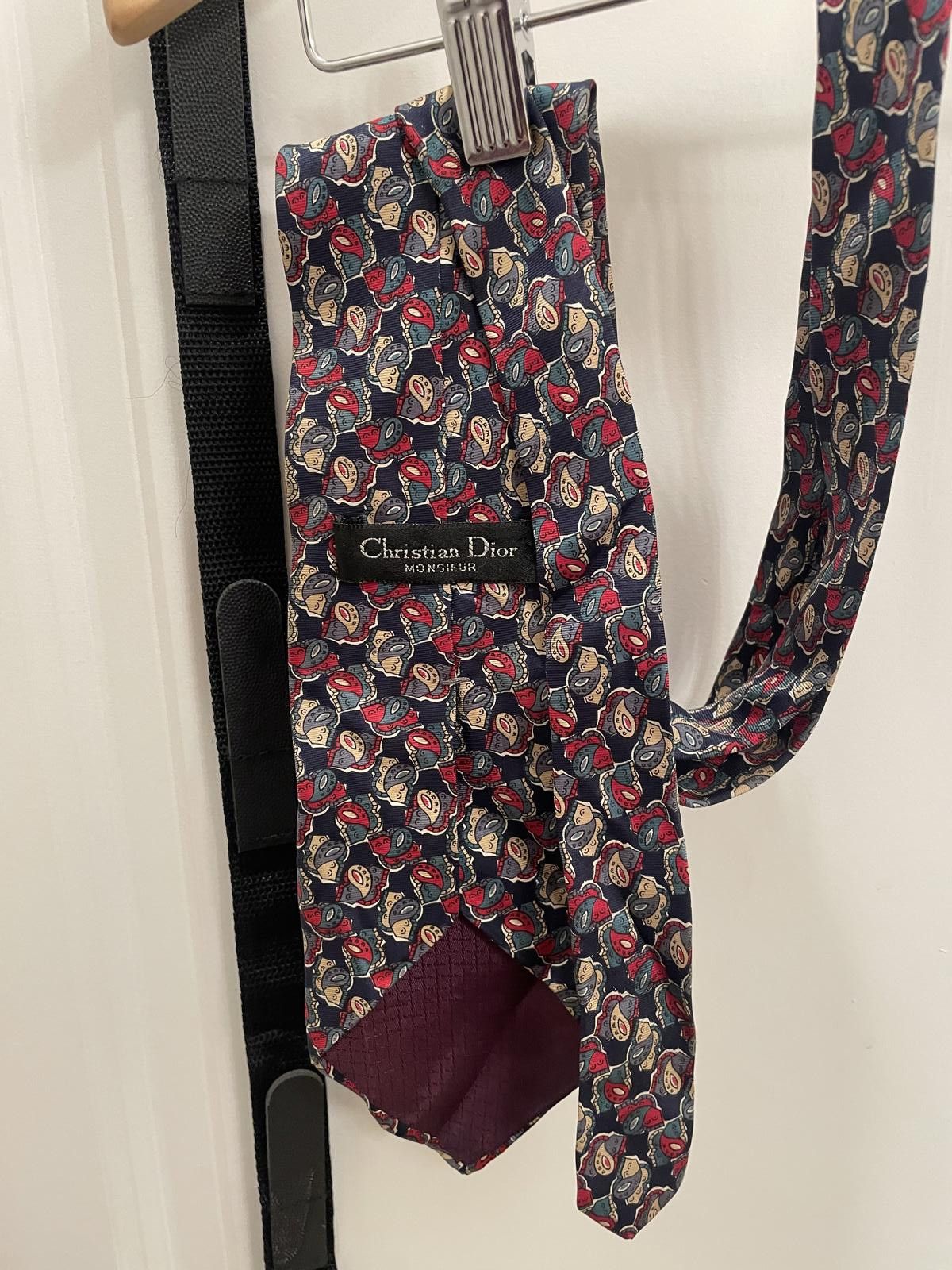 Christian Dior Monsieur Christian Dior Silk Tie - Vintage Patterned Design Size ONE SIZE - 1 Thumbnail