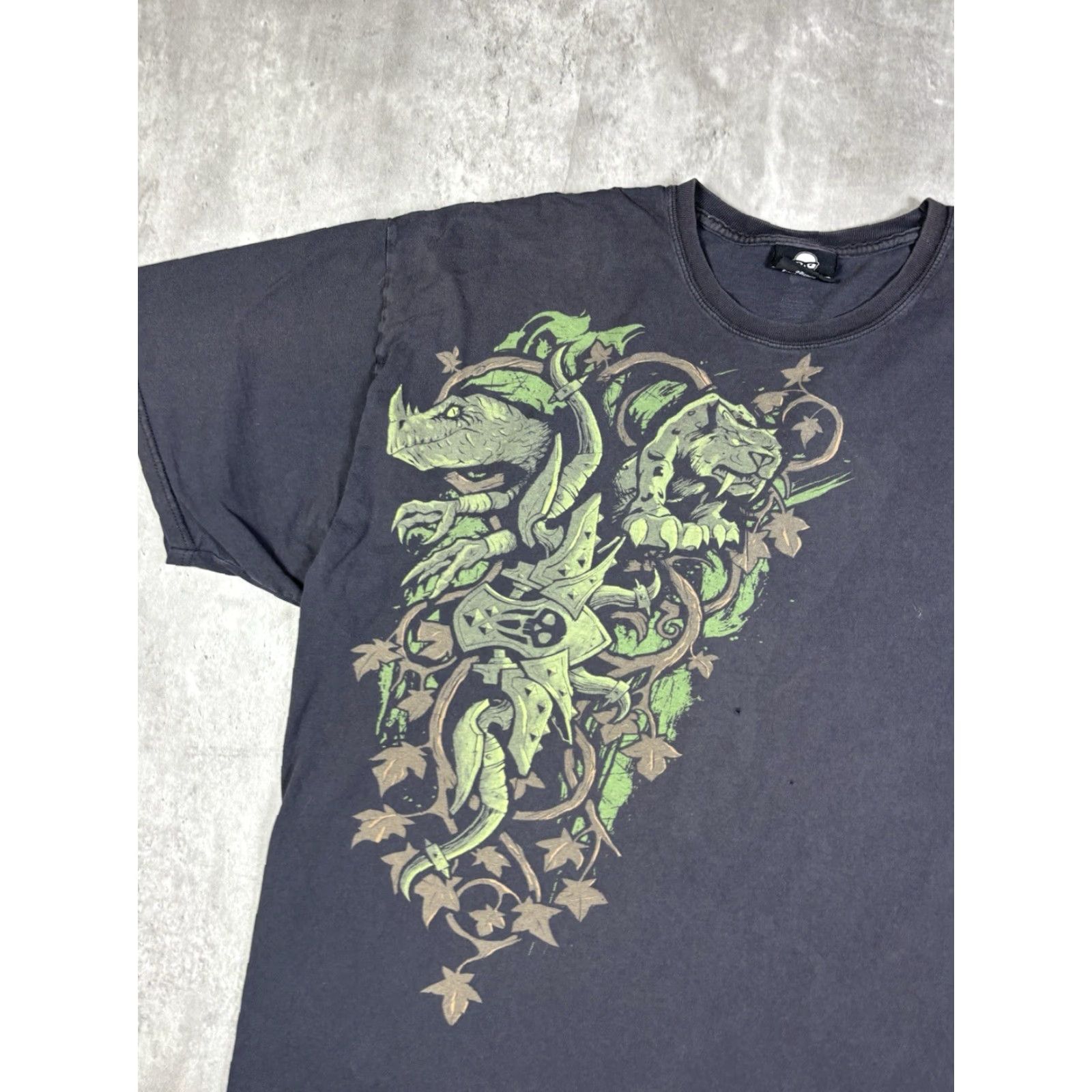 Vintage VINTAGE Blizzard T-Shirt 2XL Black Crew Neck Short Sleeve Graphic Print Men 2XL Comics Geek Cartoon Adventure Time Aerosmith 90s Tea? Size US XXL / EU 58 / 5 - 3 Thumbnail