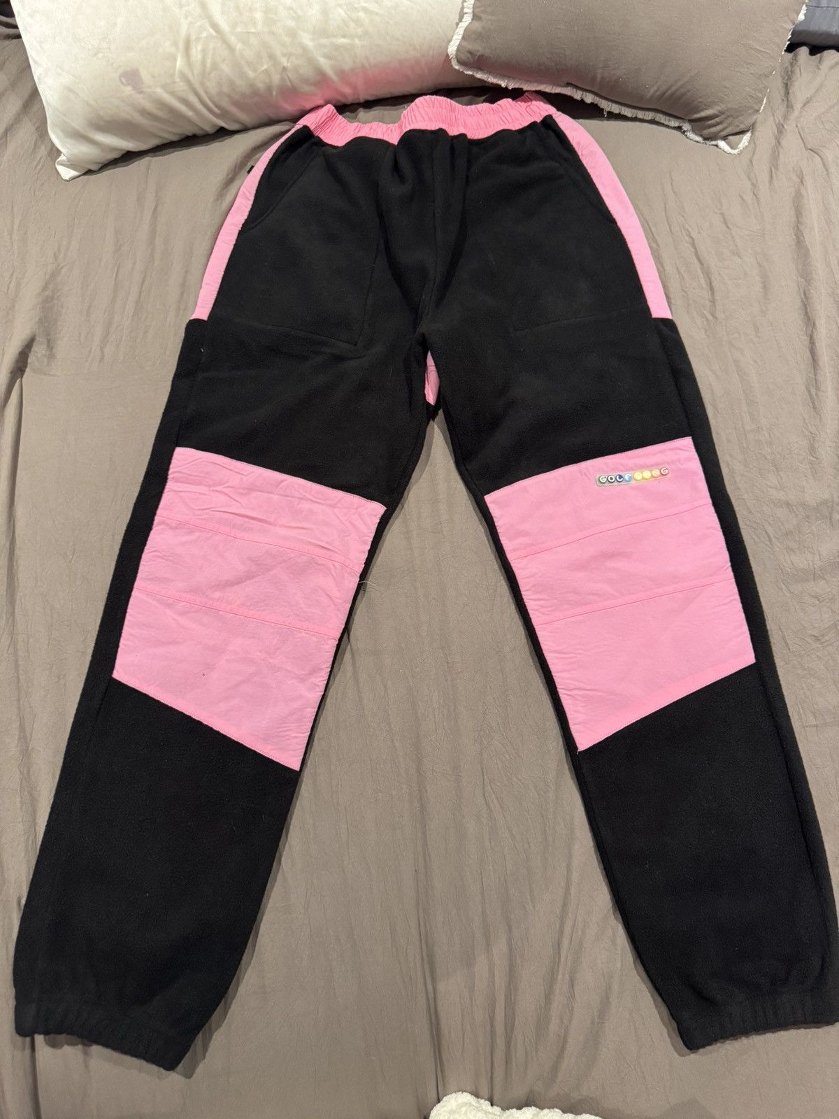 Golf Wang × Golf le Fleur × Tyler The Creator Golf Wang Fleece Joggers Size US 31 - 1 Thumbnail