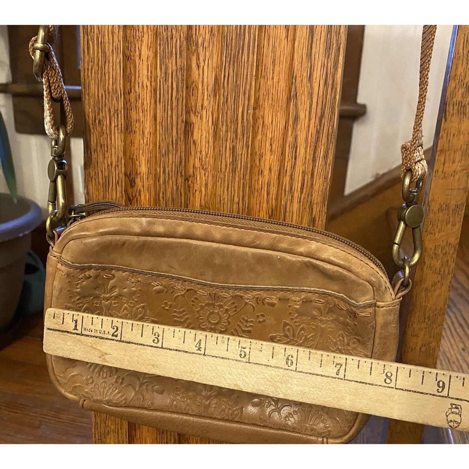 The Sak SAK Cora Smartphone Crossbody Beige Leather Women’s Handbag Size ONE SIZE - 9 Thumbnail