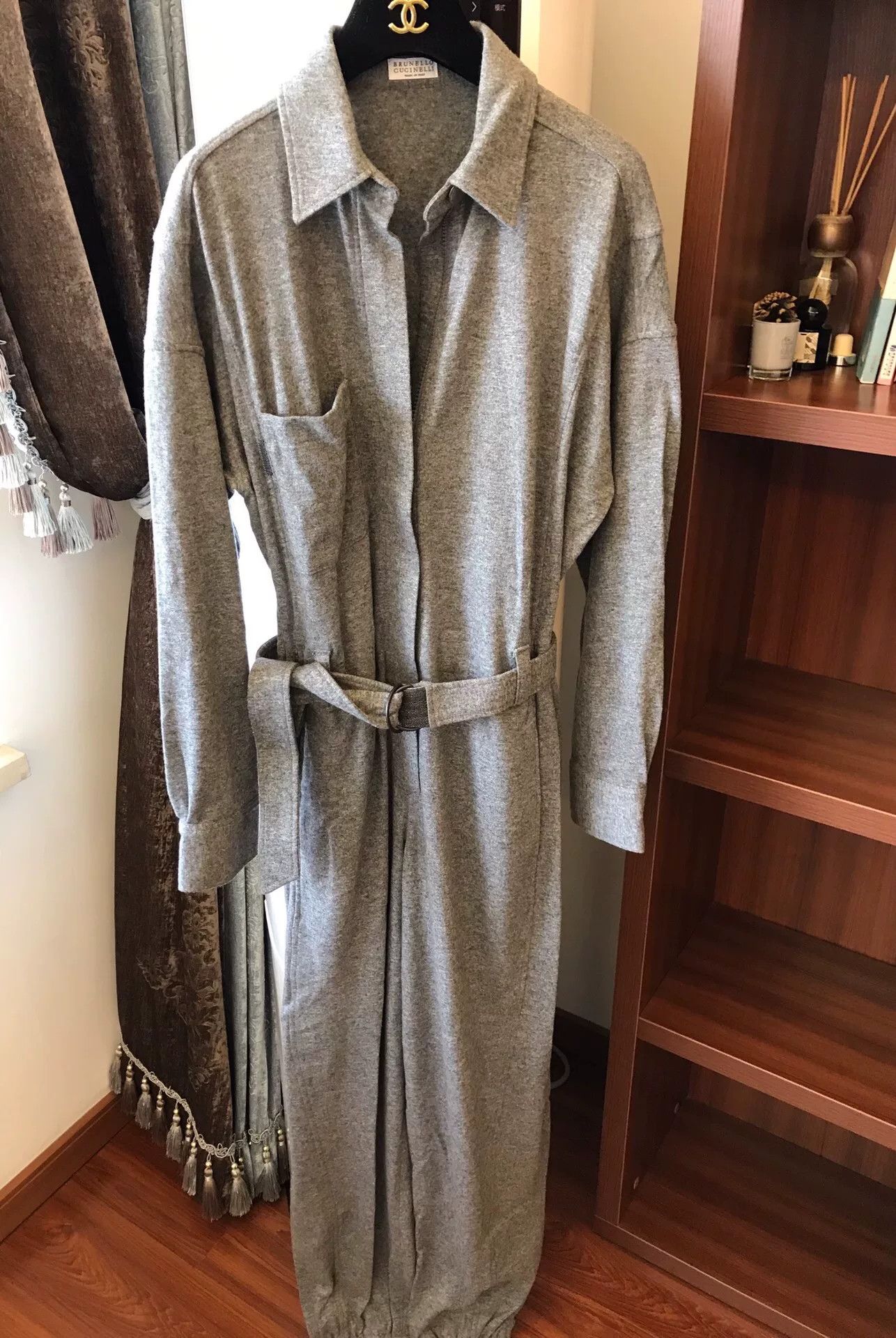 Brunello Cucinelli Brunello Cucinelli Cashmere Jumpsuit Size 36" / US 14 / IT 50 - 1 Thumbnail