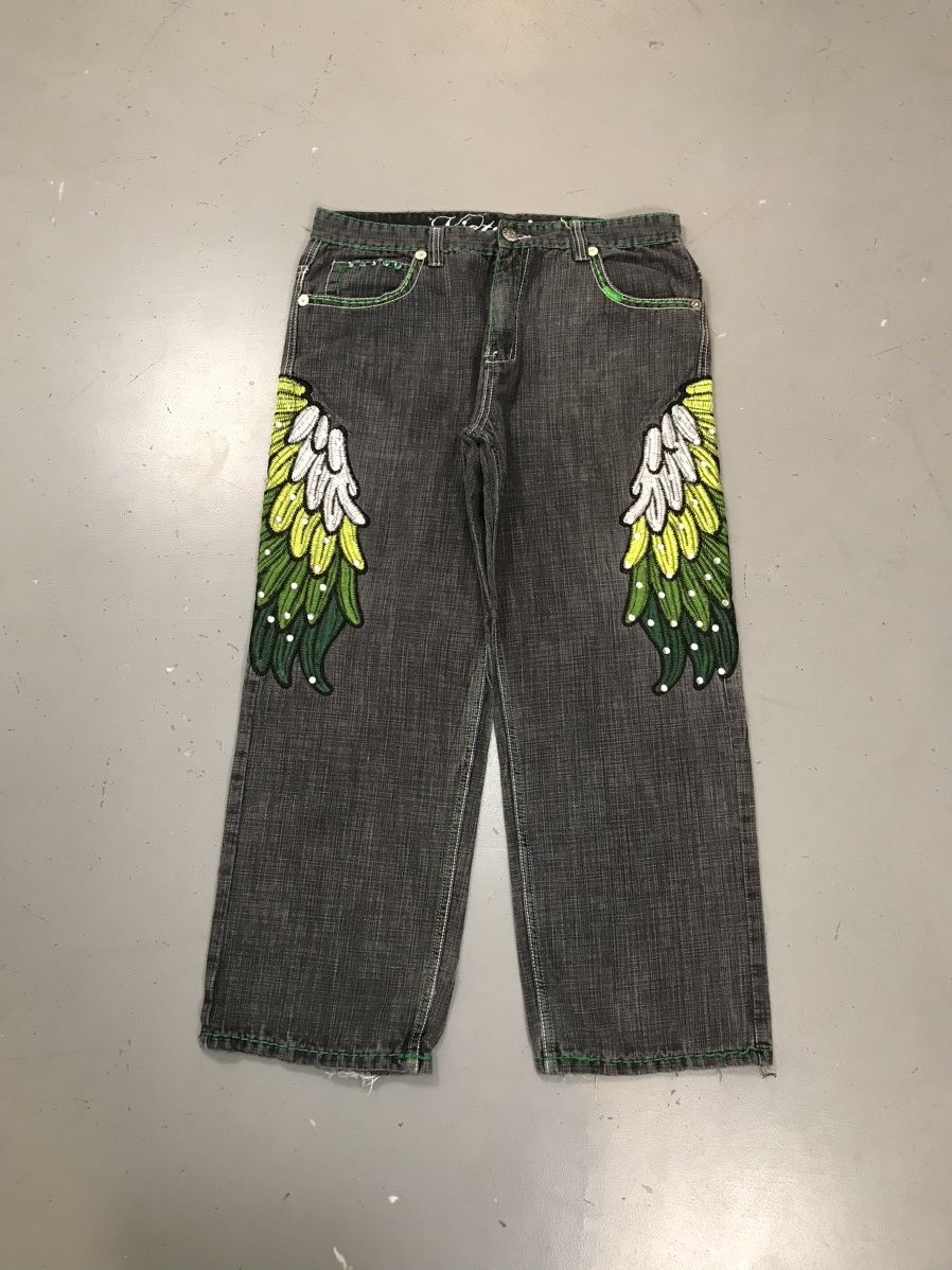 Other Crazy Vintage Victorious Embroidery Denim Size US 38 / EU 54 - 2 Thumbnail