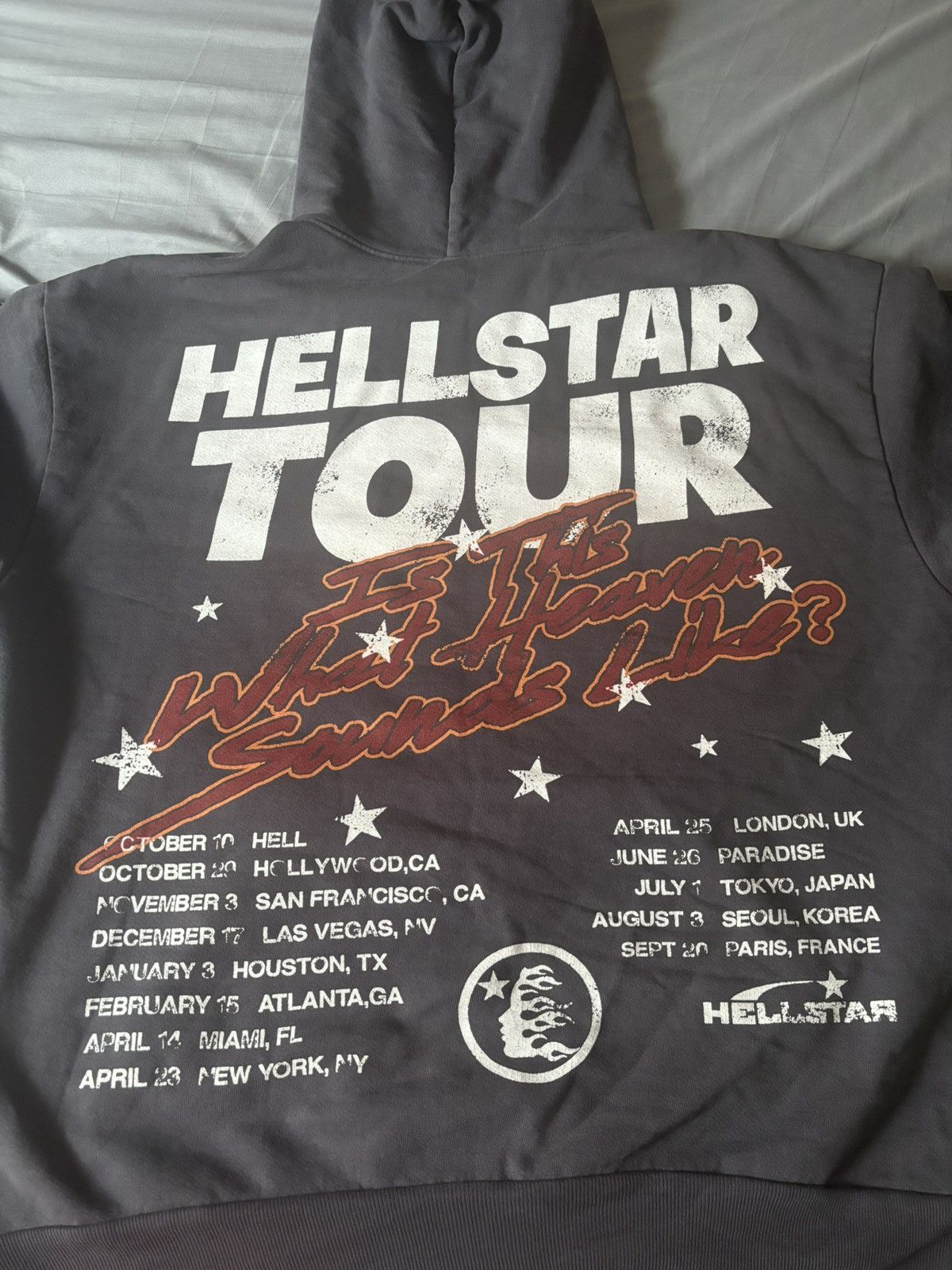HELLSTAR Hellstar Records Tour Hoodie Size US XL / EU 56 / 4 - 2 Thumbnail