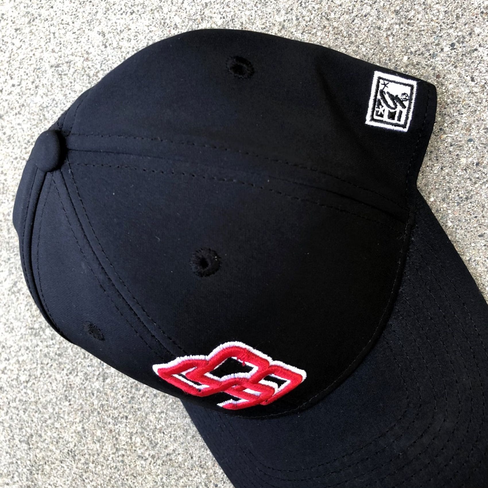 Vintage THE GAME Santa Barbara College Vaqueros Fitted Hat Men's SMALL Black Embroidered Size ONE SIZE - 3 Thumbnail