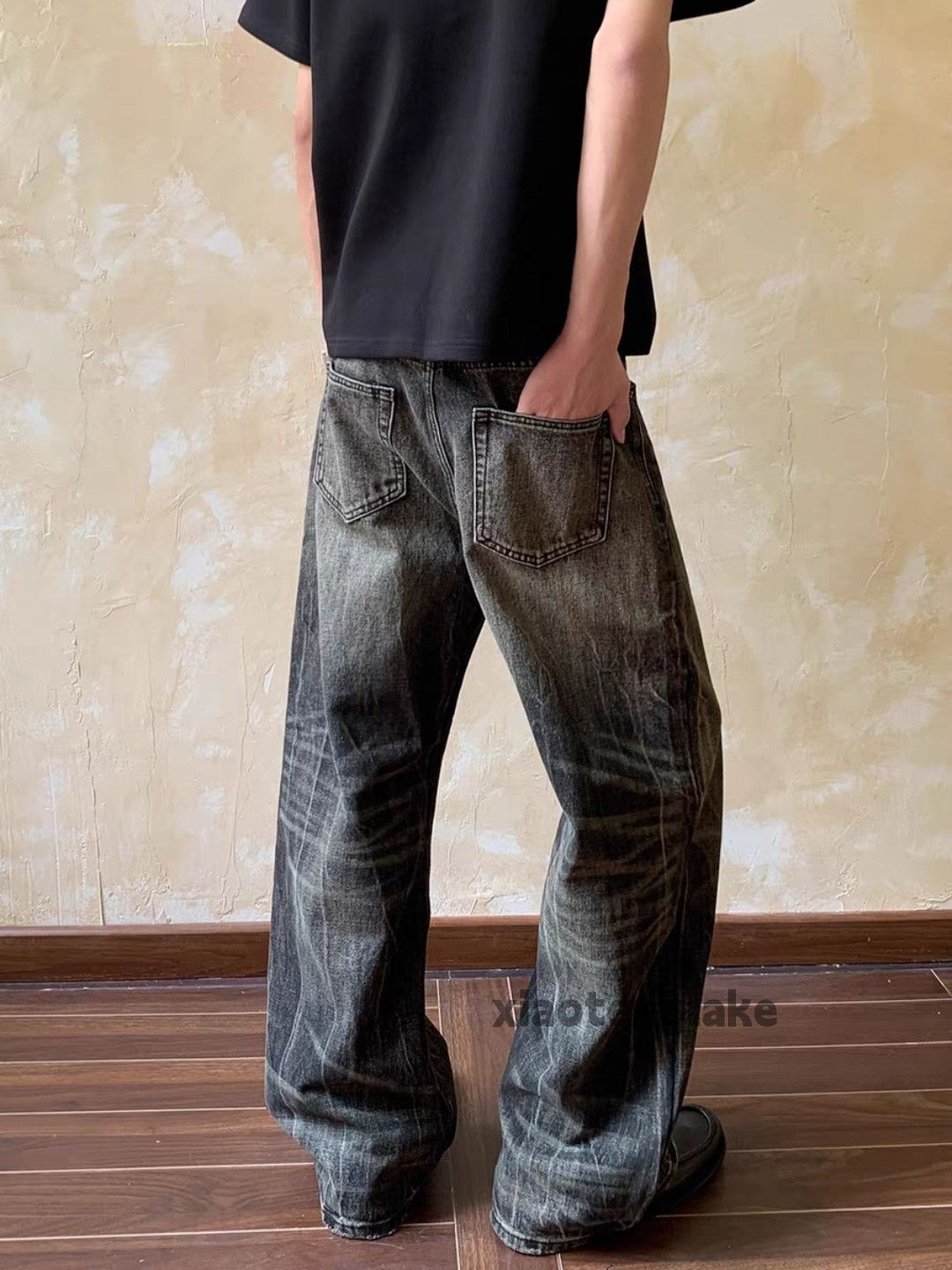 Jean ltx vintage washed faded cleanfit loose baggy jeans Size US 28 / EU 44 - 3 Thumbnail