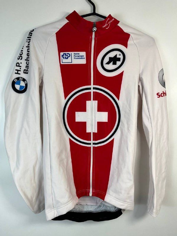 ASSOS SWITZERLAND CYCLING JERSEY LONG SLEEVE SUISSE Sz XS