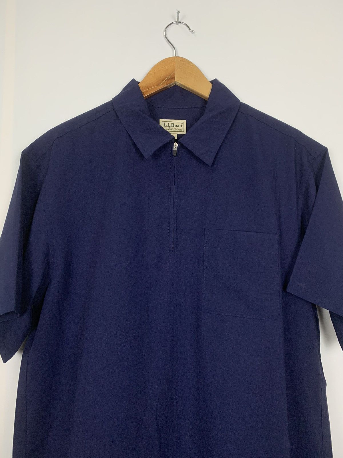 L.L. Bean × Vintage L.L.Bean Zipper Shirt Size US M / EU 48-50 / 2 - 3 Thumbnail