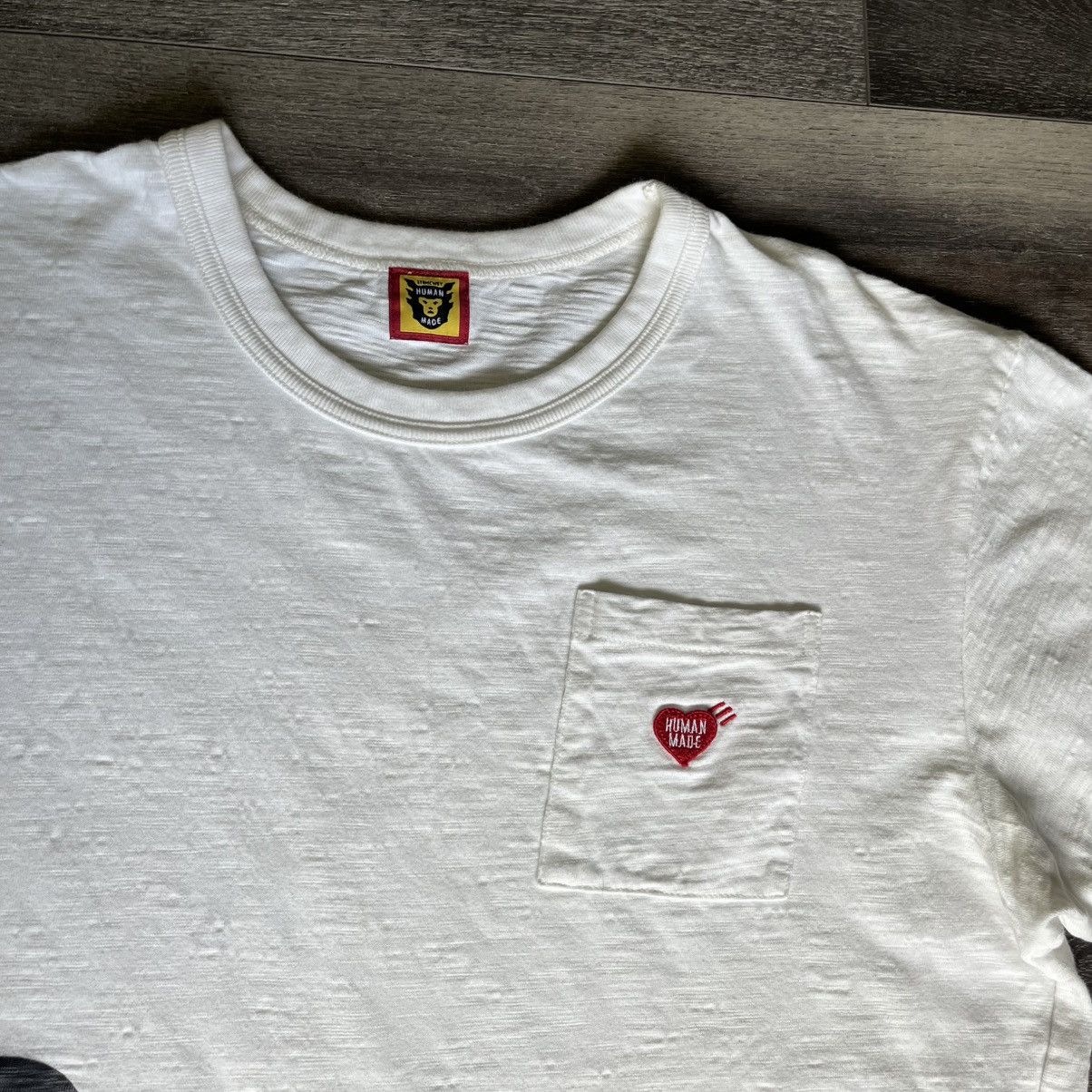 Human Made Human Made Duck Dry Alls Pocket Logo Graphic T Shirt Natural Size US XL / EU 56 / 4 - 3 Thumbnail