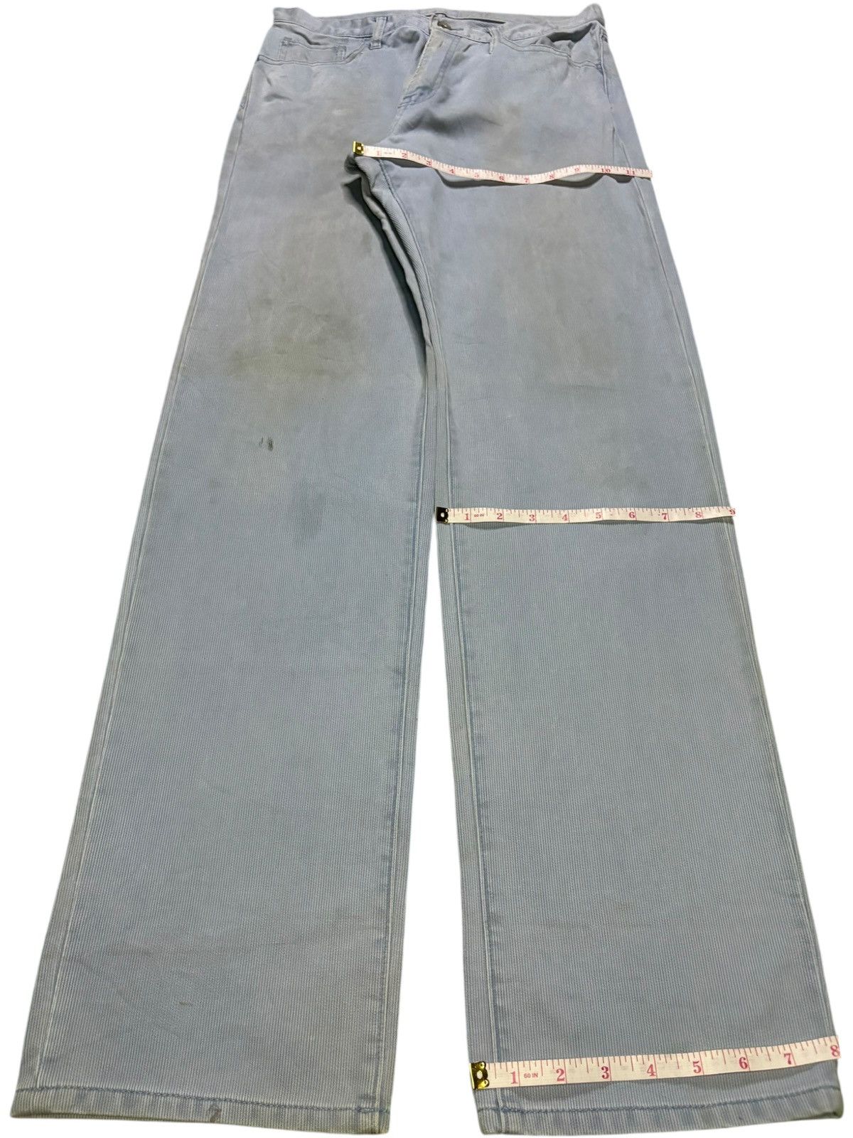 Uniqlo Vintage Japanese Brand Light Wash Loose Baggy Jeans Size US 30 / EU 46 - 13 Thumbnail