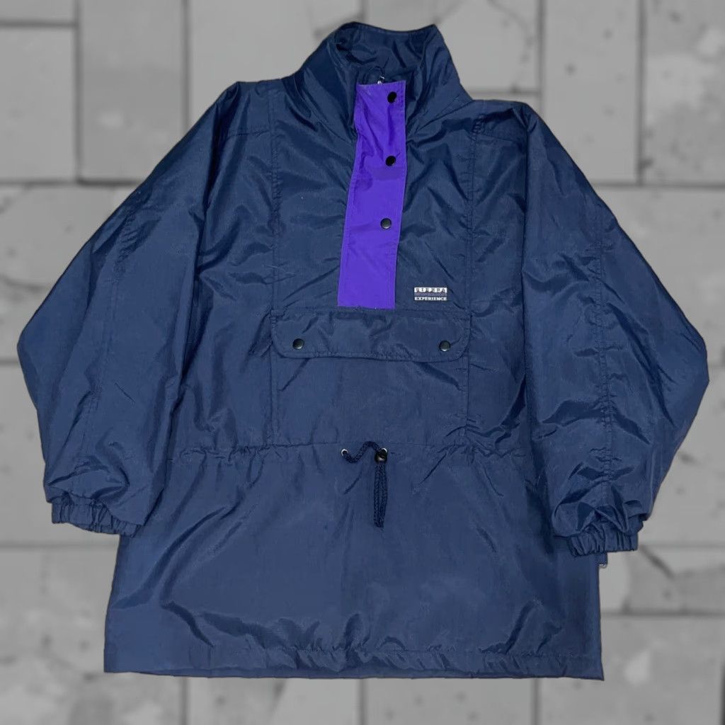 Vintage Sierra Experience Windbreaker Jacket Men M Navy Blue Size US M / EU 48-50 / 2 - 1 Thumbnail