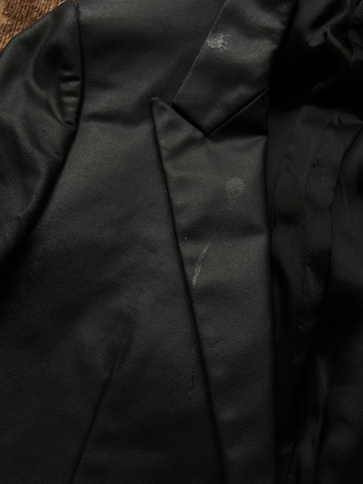 Dior Dior Homme SS04 Strip Waxed Blazer Size 46S - 3 Thumbnail