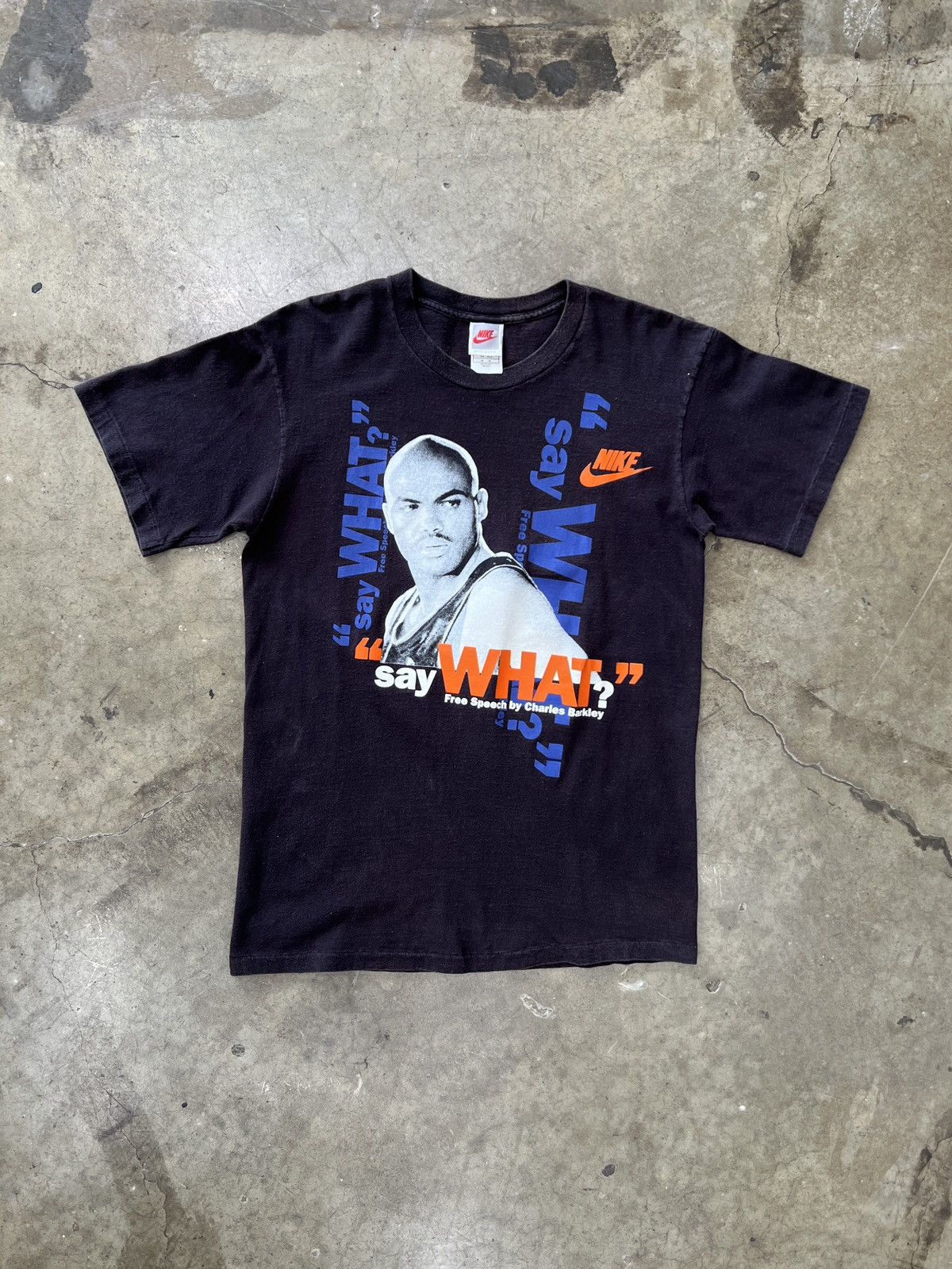 Nike Vintage Nike Basketball Charles Barkley Free Speech Medium Size US M / EU 48-50 / 2 - 2 Thumbnail