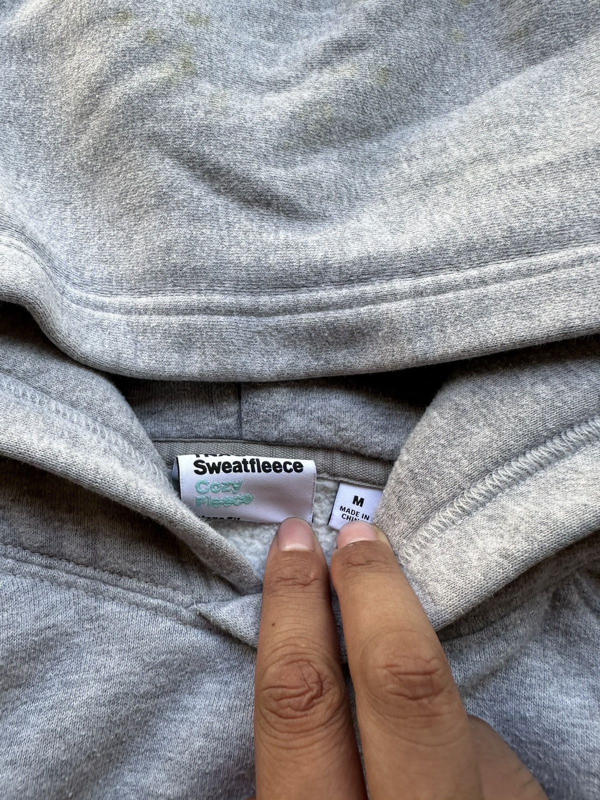 Balenciaga × Gap × Yeezy Vintage Y2K Grey blank relaxed fit TNA hoodie Size M / US 6-8 / IT 42-44 - 7 Thumbnail