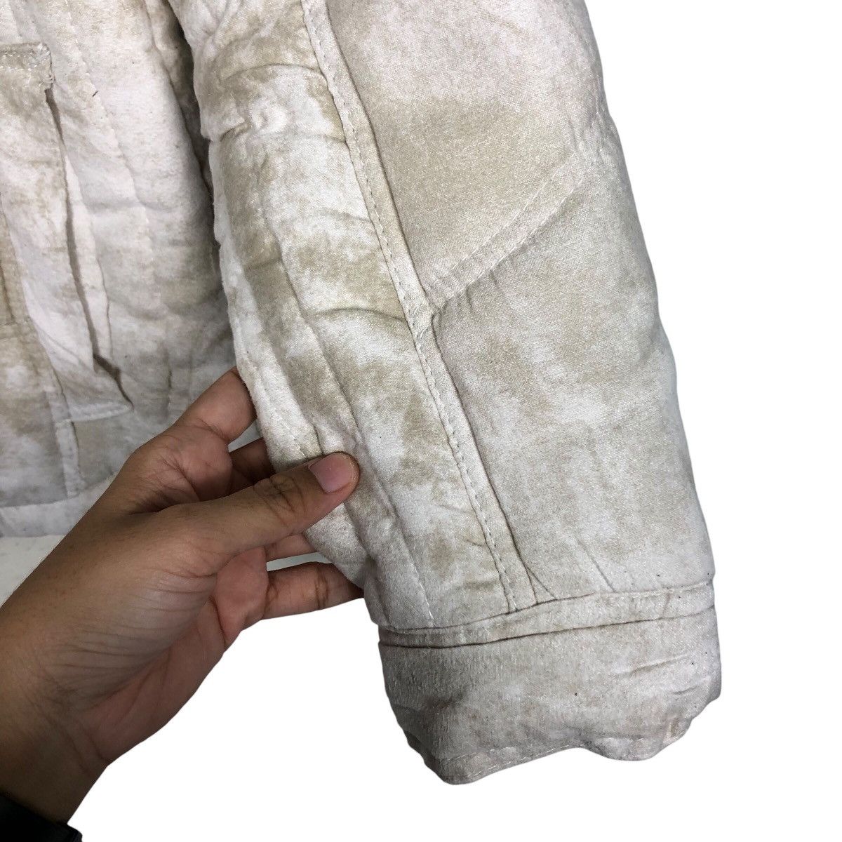 Japanese Brand in the Attic Tie-Dye Moto Jacket Zip Front Utility Pockets Size US L / EU 52-54 / 3 - 16 Thumbnail