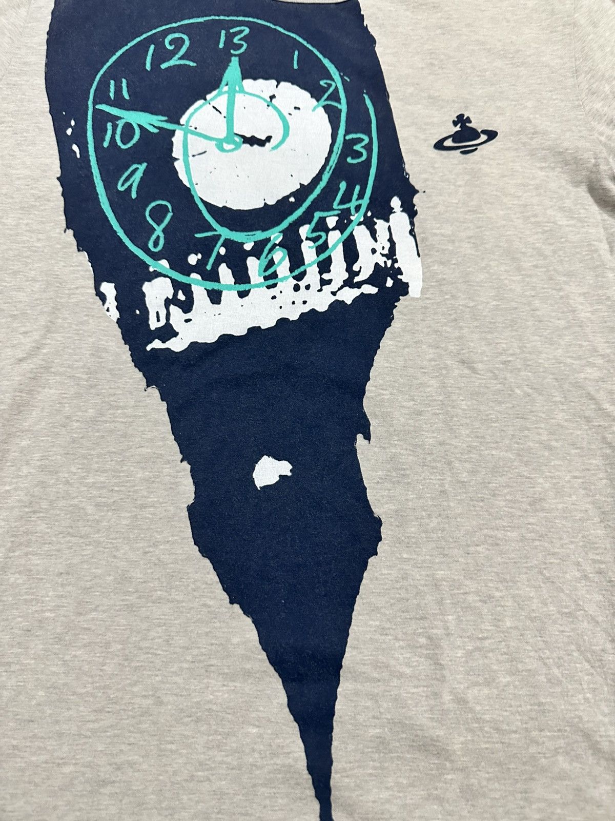 Vivienne Westwood Vivienne Weswood man watch time tee Size US M / EU 48-50 / 2 - 6 Thumbnail