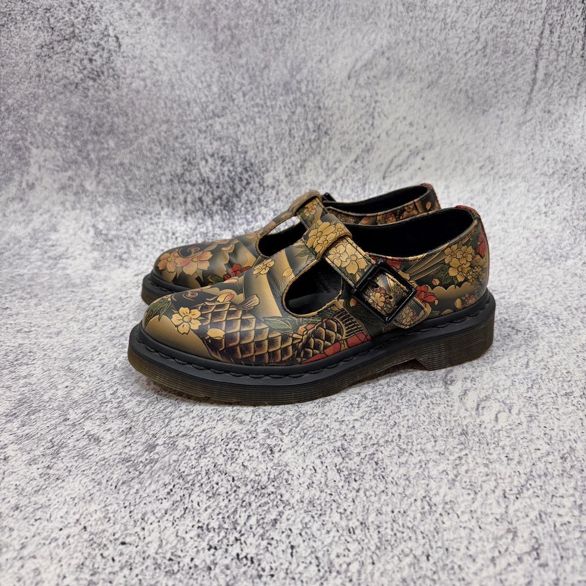 Dr. Martens Dr. Martens Polley Mary Jane Japanese Tatoo UK3 EU36 Size US 6 / IT 36 - 1 Thumbnail