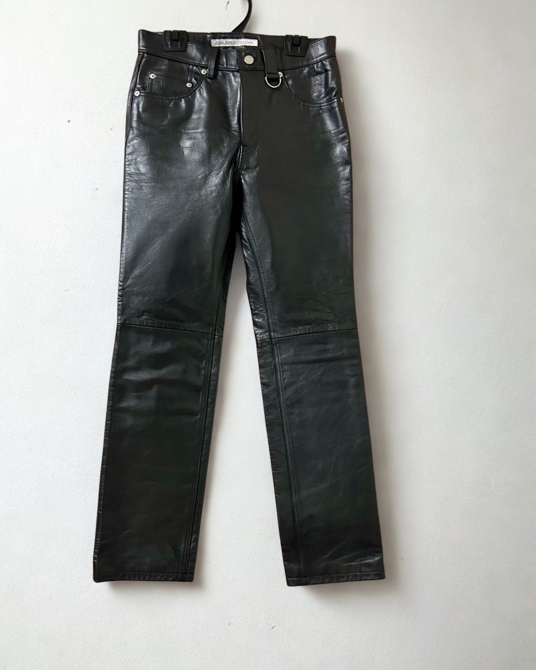JOHN LAWRENCE SULLIVAN John Lawrence Sullivan 19SS Rare Archive Leather Pants Size US 29 - 2 Thumbnail