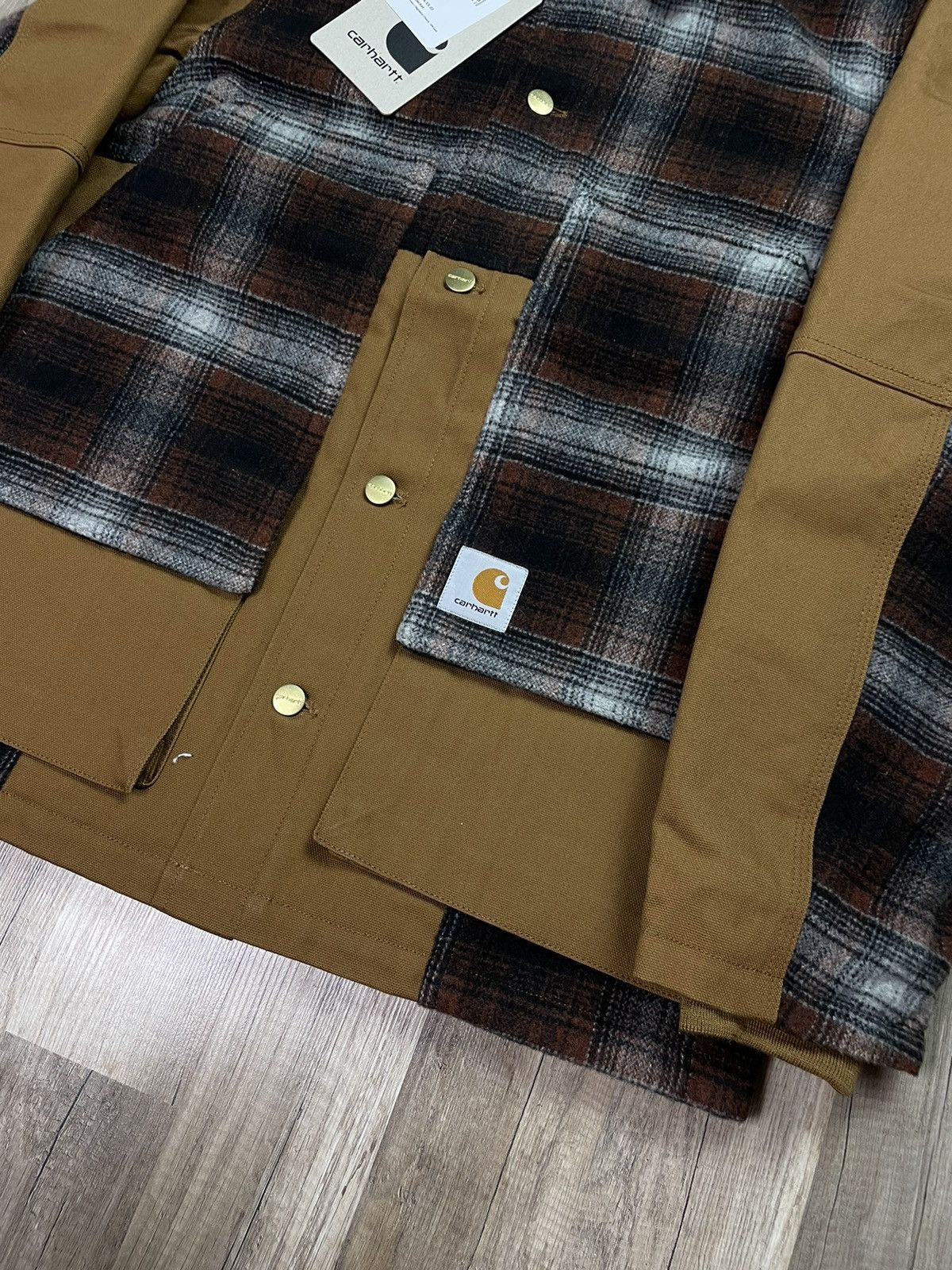 Carhartt NEW Carhartt Highland WIP S Brown Beige Size US S / EU 44-46 / 1 - 3 Thumbnail