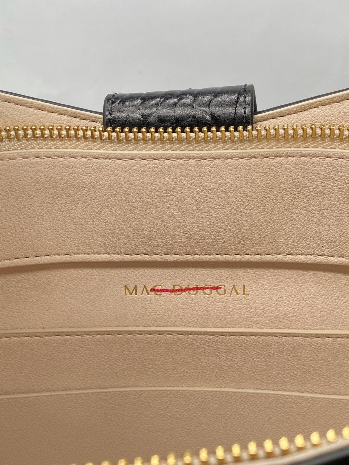 Mac Duggal Mac Duggal Croco Leather Buckle Detail Maxi Tote Bag Size ONE SIZE - 11 Thumbnail