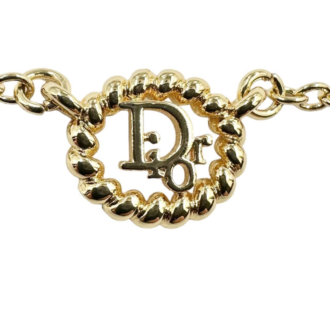 Vintage Dior Logo Necklace